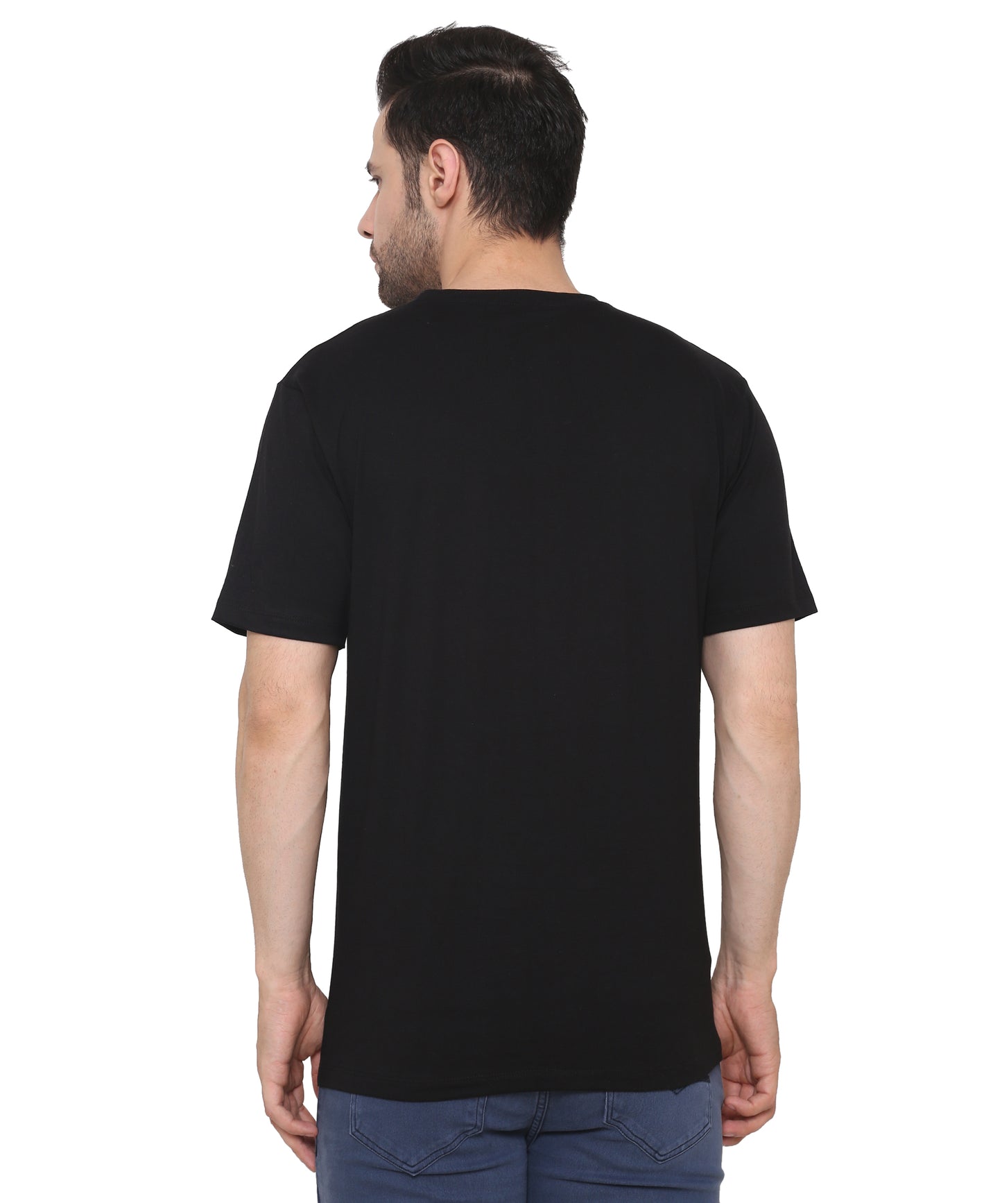 Classic Relaxed Fit Men T-shirts Black