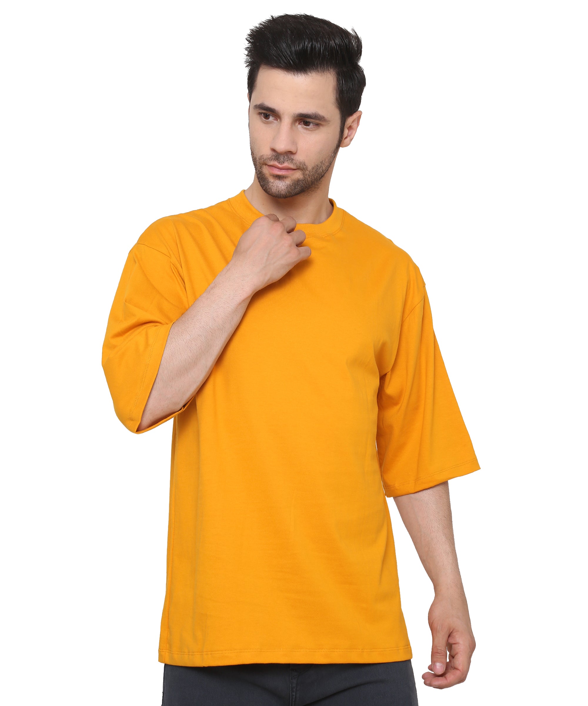 Sunshade Oversized Cotton T-shirts Relaxed Fit Tees for Men
