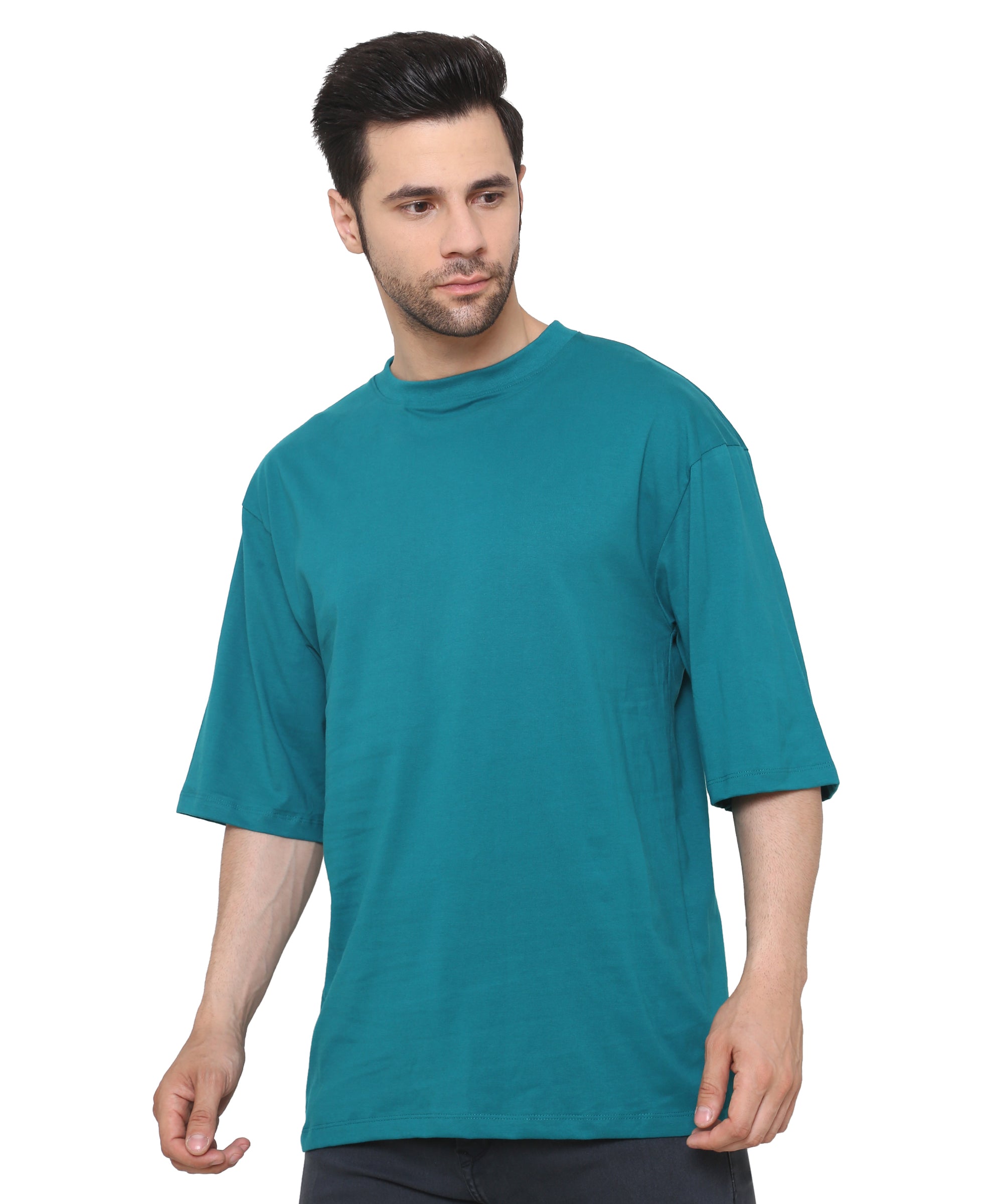 Ocean Oversized Cotton T-shirts Relaxed Fit Tees for Men