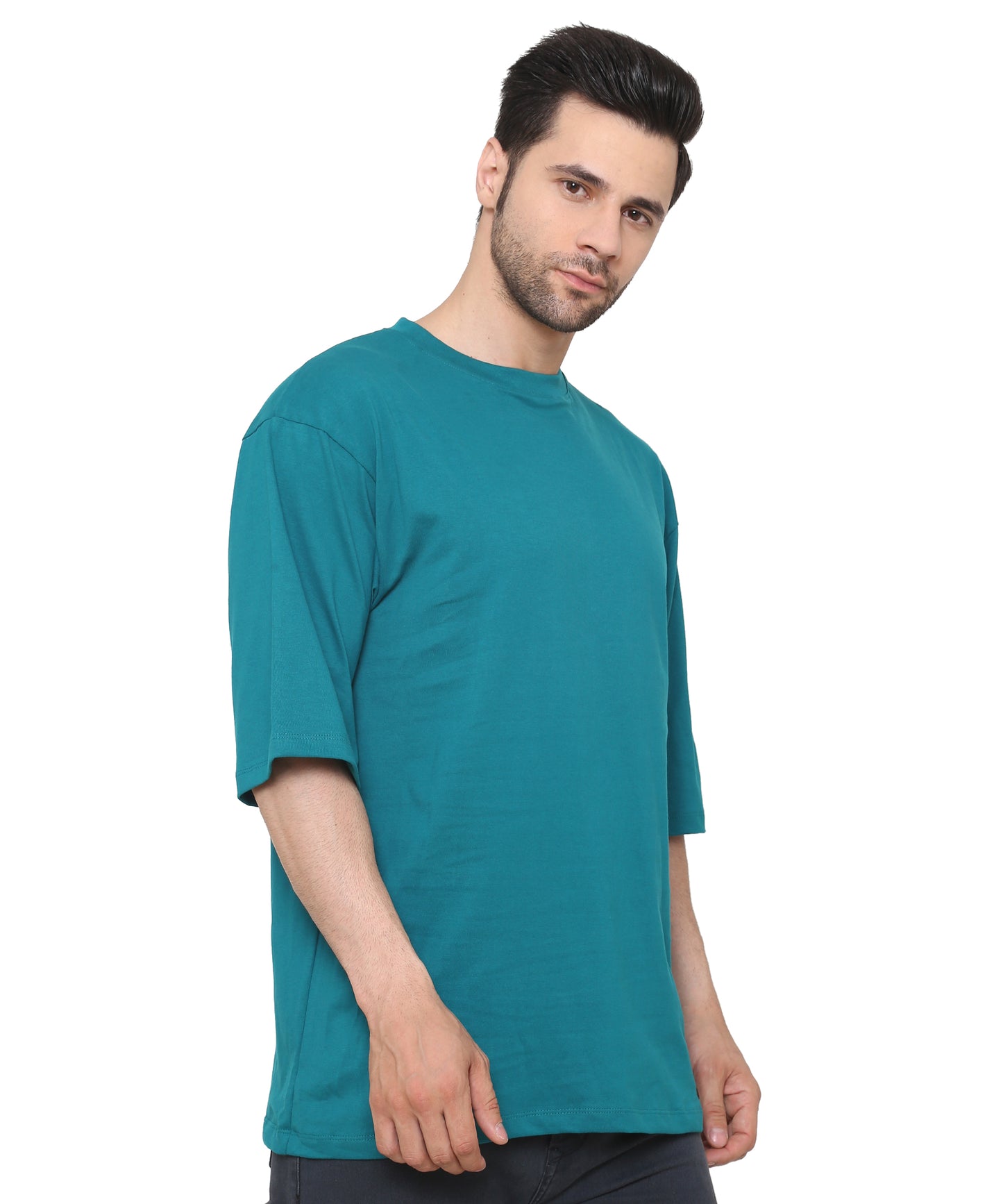 Ocean Oversized Cotton T-shirts Relaxed Fit Tees for Men