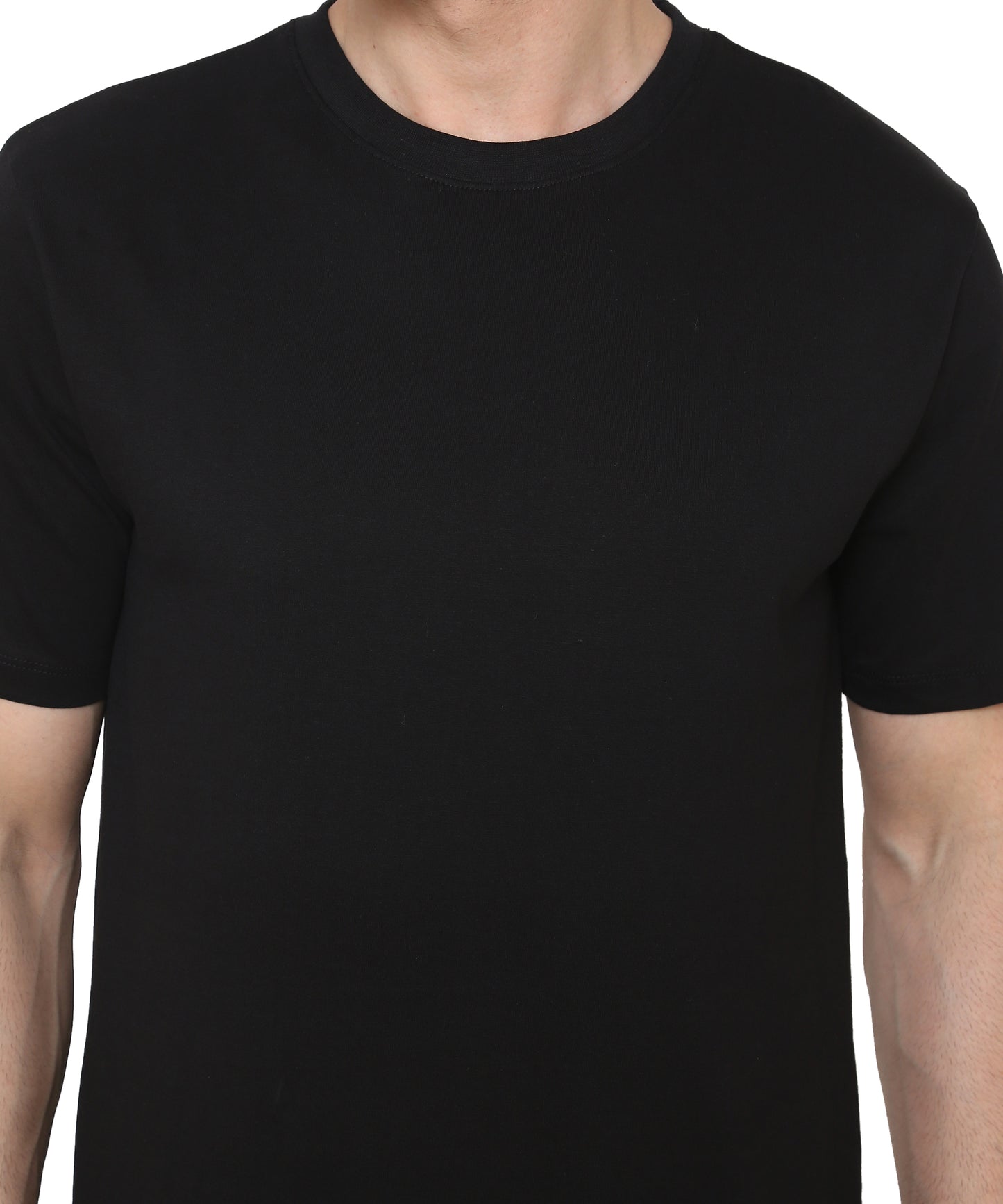 Classic Relaxed Fit Men T-shirts Black