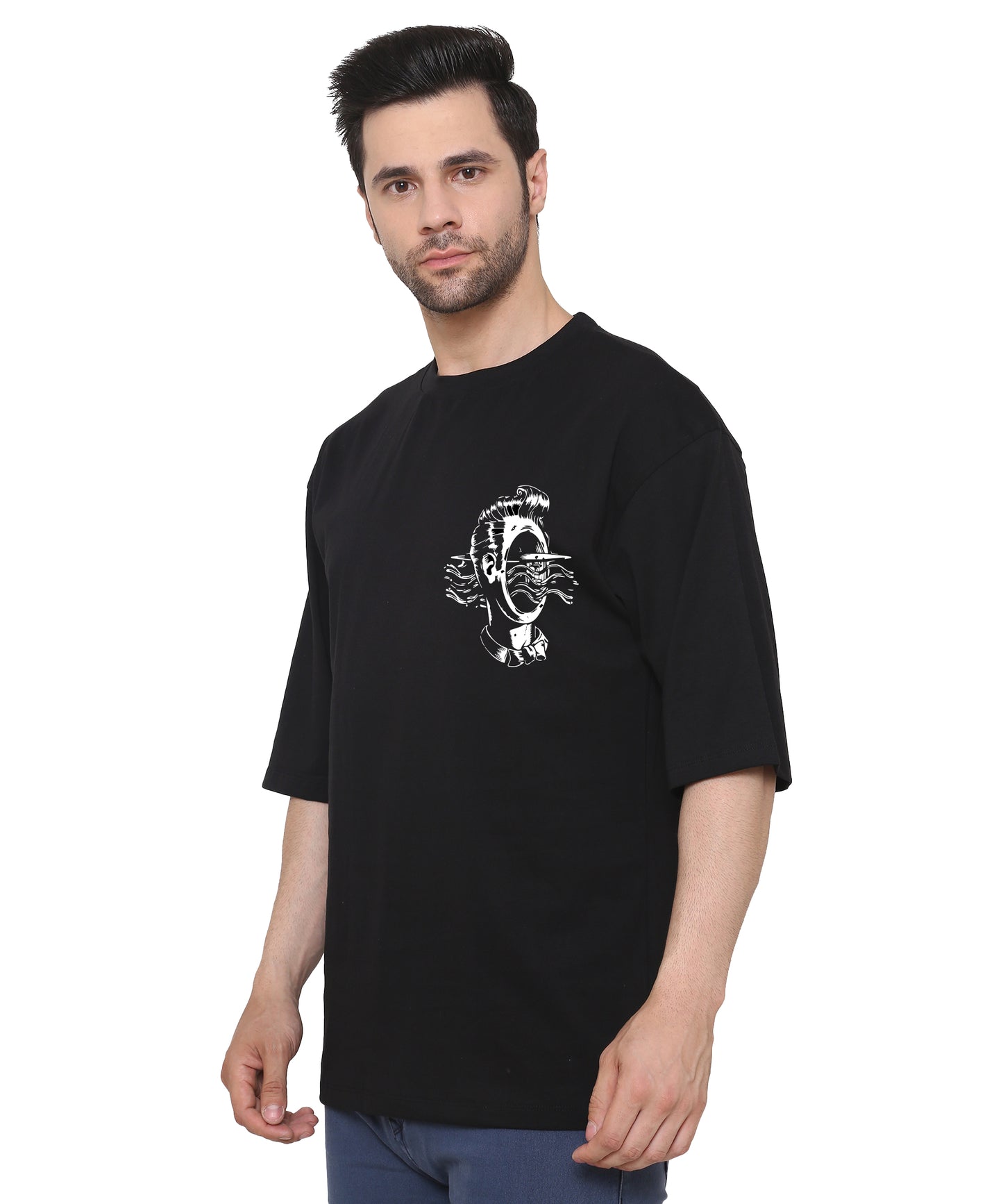 Oversized Cotton T-shirts Relaxed Fit Tees for Men