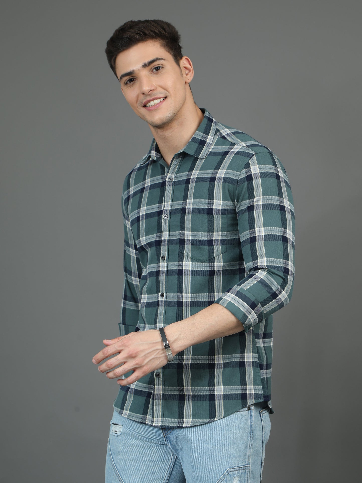 Castleton Green Corduary Check Shirt