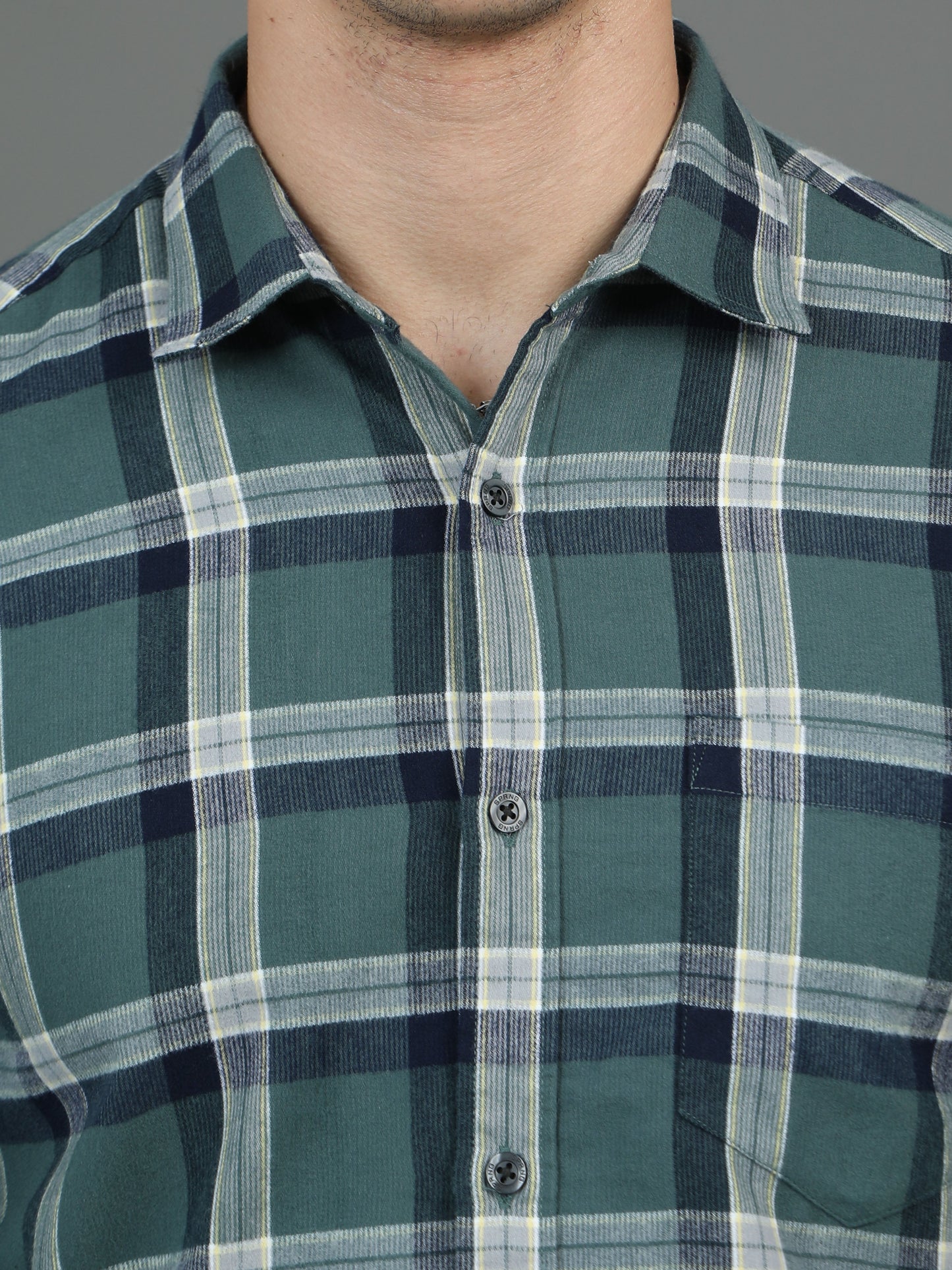 Castleton Green Corduary Check Shirt
