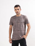 TIGER STRIPE JACQUARD SPORTS T-SHIRT