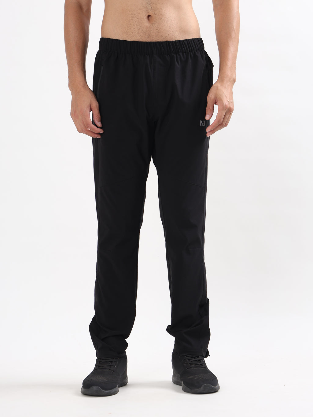 ZIP-POCKET REGULAR FIT SPORTS JOGGERS
