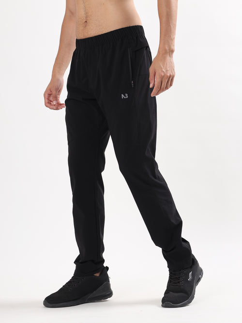 ZIP-POCKET REGULAR FIT SPORTS JOGGERS