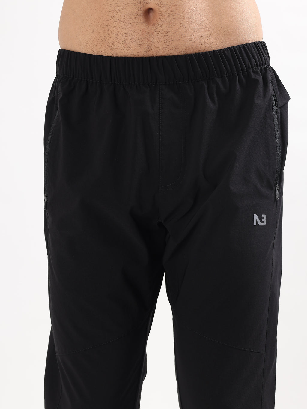 ZIP-POCKET REGULAR FIT SPORTS JOGGERS