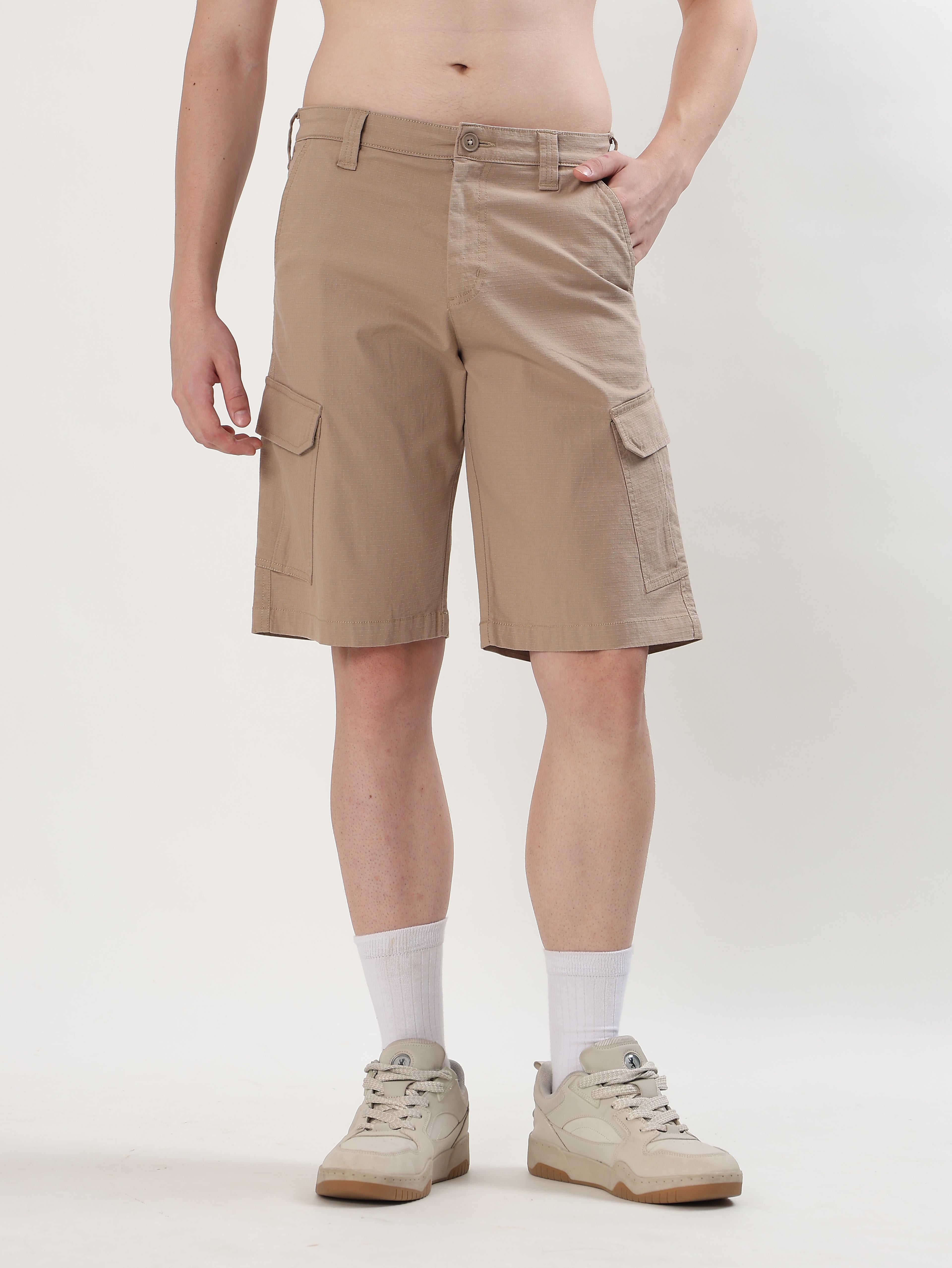 MEN'S DESERT KHAKHI CLASSIC CASUAL SHORTS