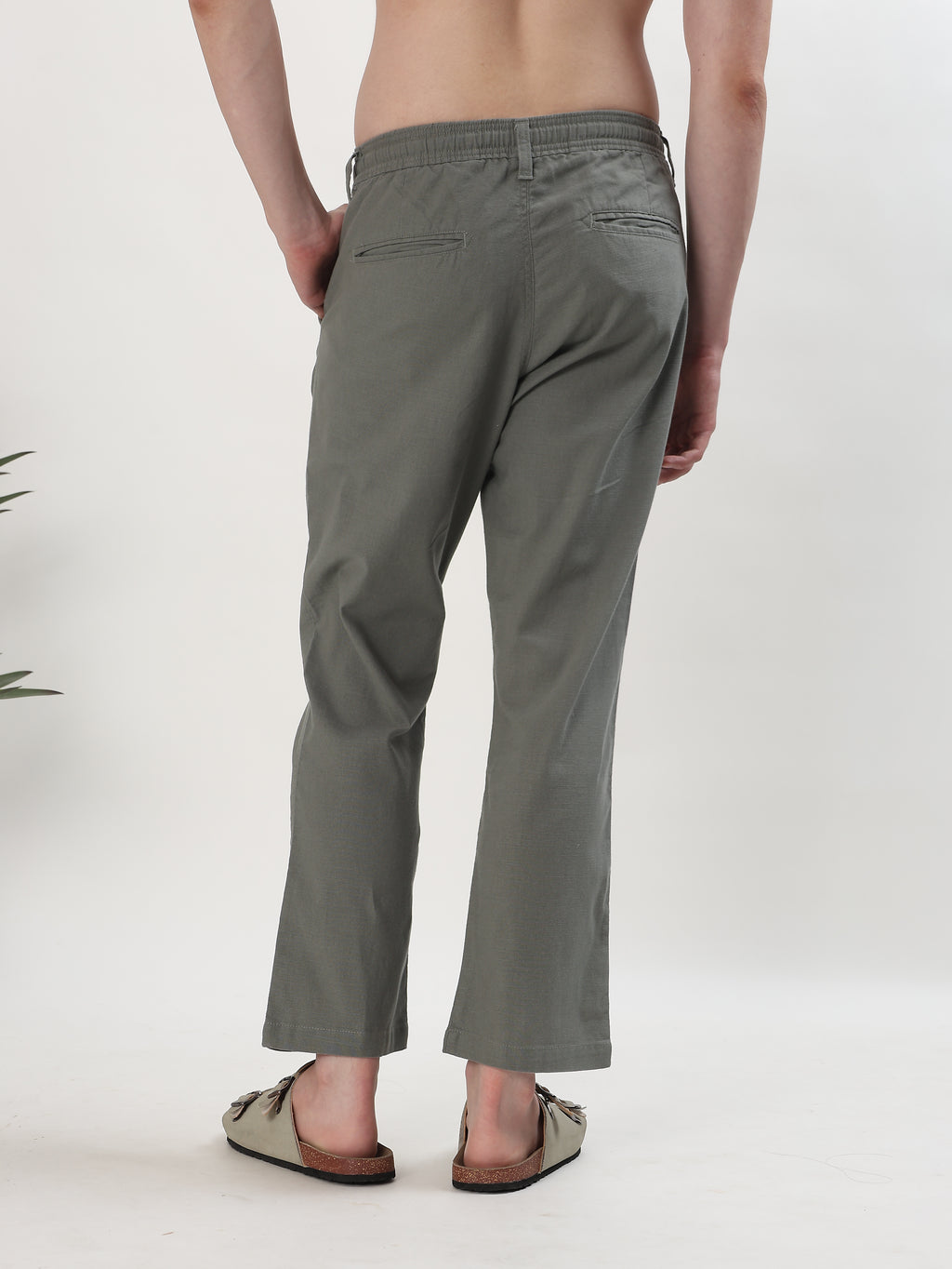 SAGE GREEN MEN'S LINEN CASUAL CO-ORD SET