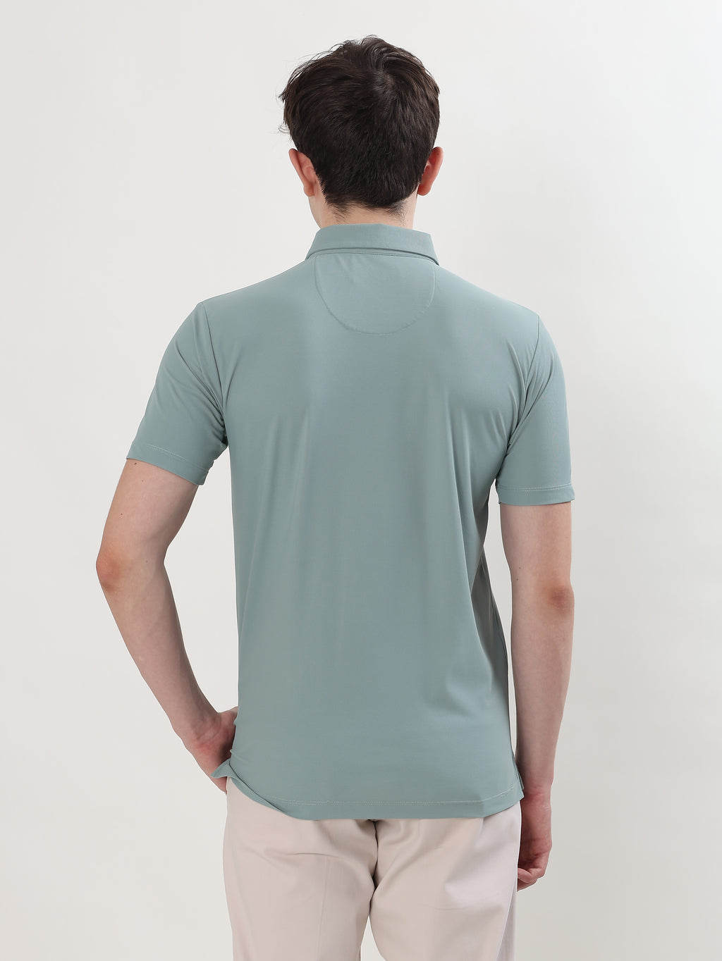 MEN MINT GREEN POLO T-SHIRT