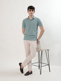 MEN MINT GREEN POLO T-SHIRT