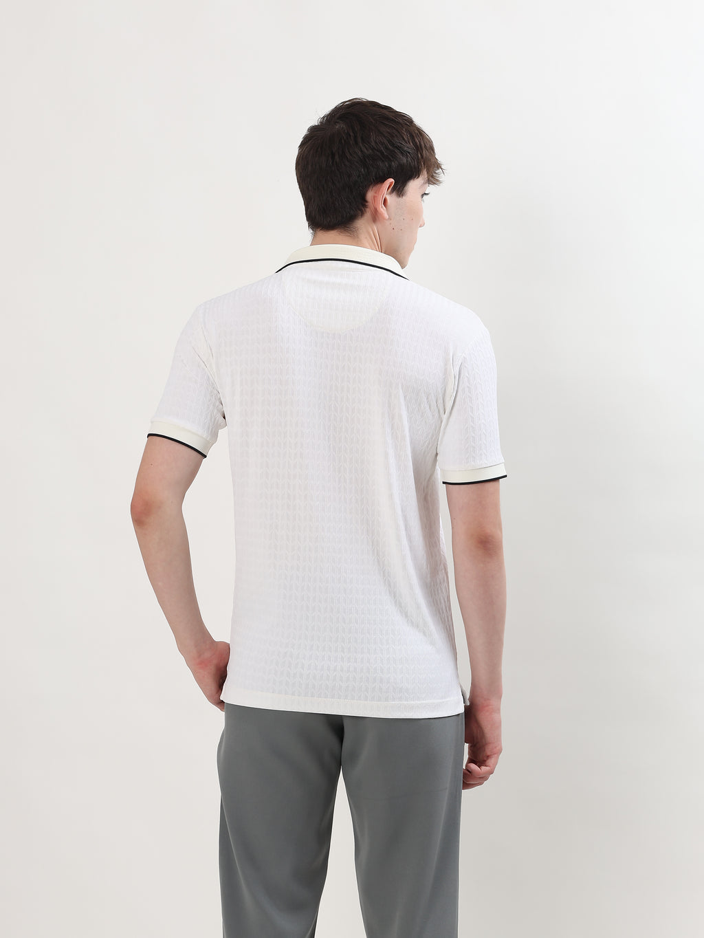 OFF-WHITE REGULAR FIT POLO T-SHIRT