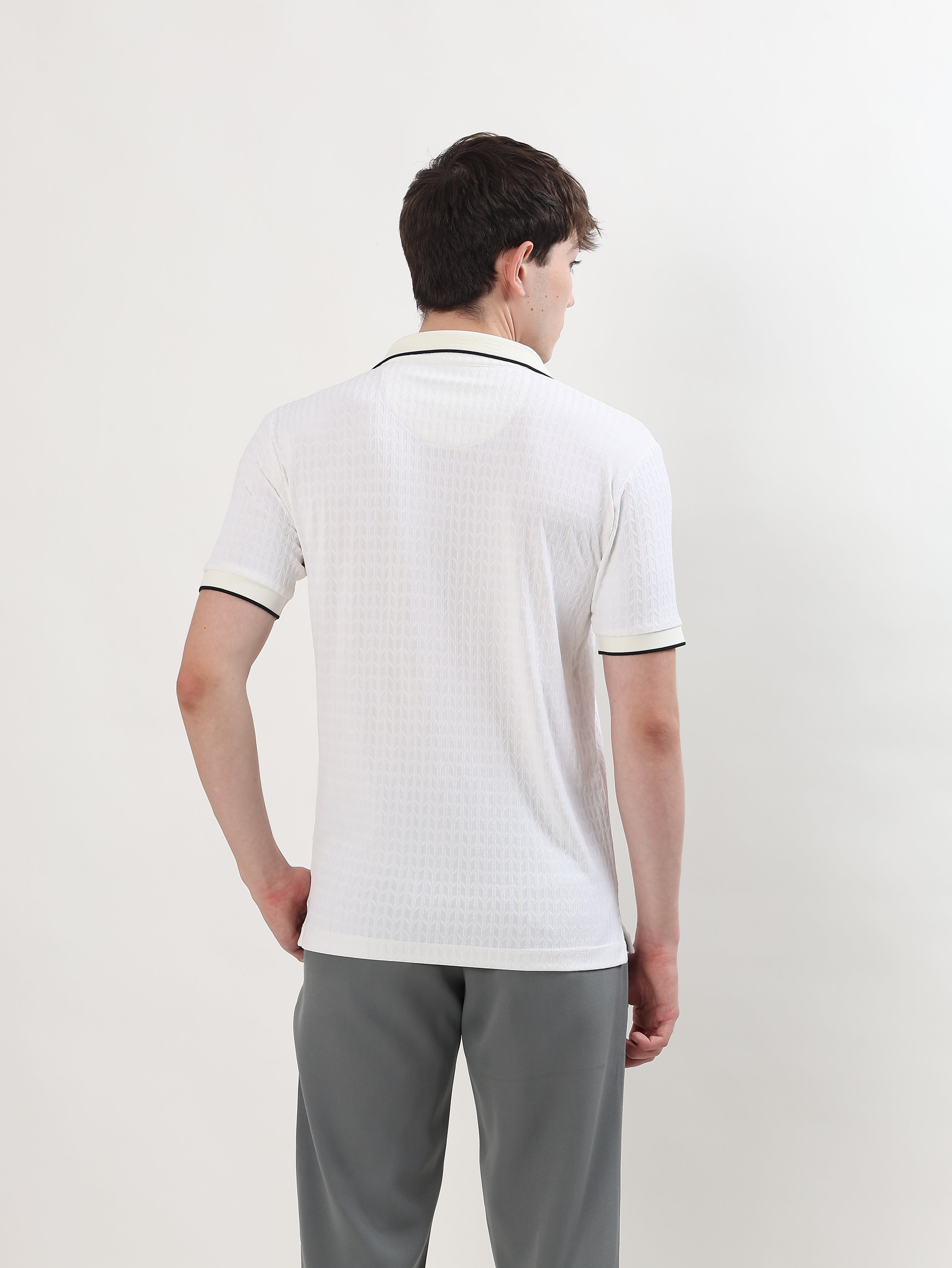 OFF-WHITE REGULAR FIT POLO T-SHIRT