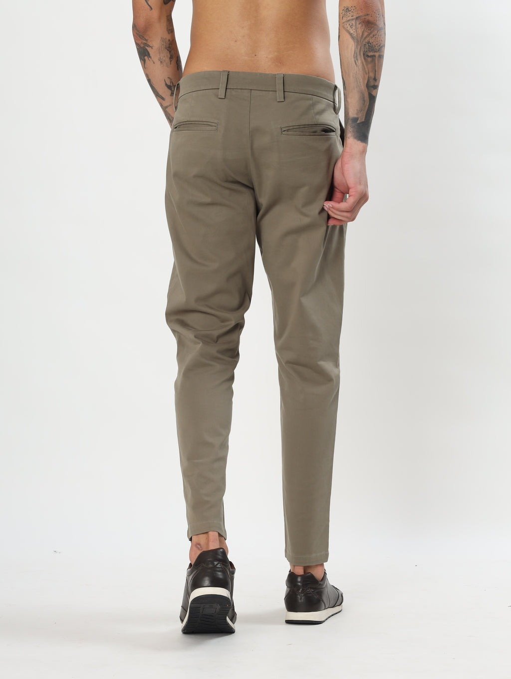 MEN'S KHAKI SLIM FIT CHINOS
