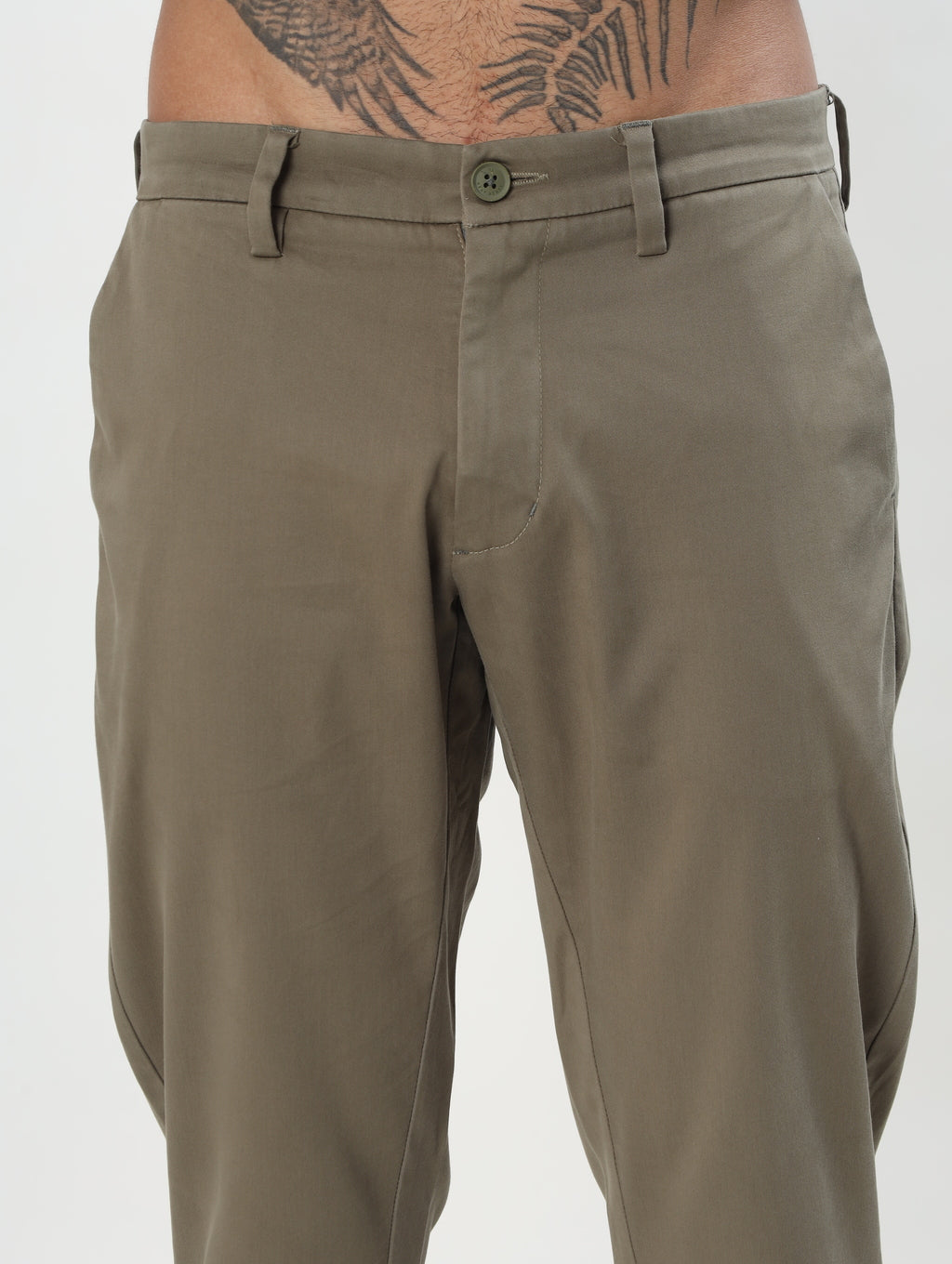 MEN'S KHAKI SLIM FIT CHINOS