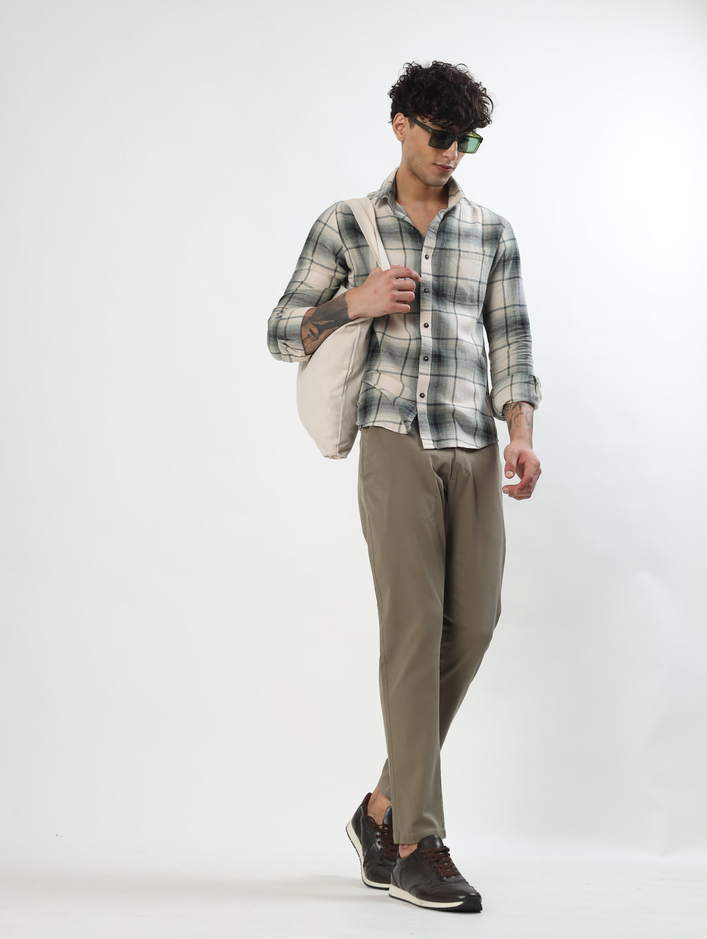 MEN'S KHAKI SLIM FIT CHINOS