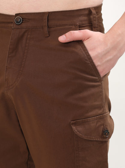 ESPRESSO BROWN UTILITY CARGO TROUSER