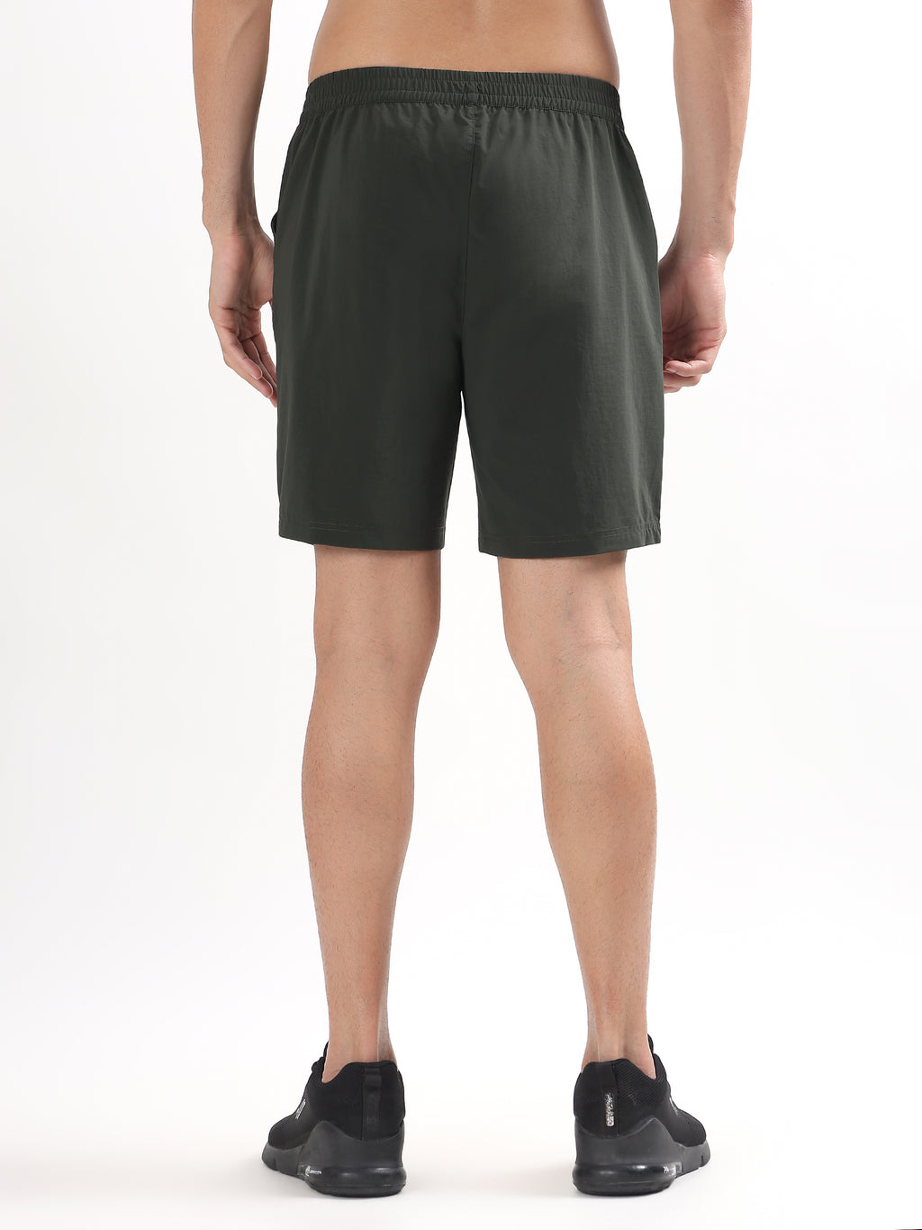 MEN DARK GREEN LIGHTWEIGHT UTILITY SHORTS