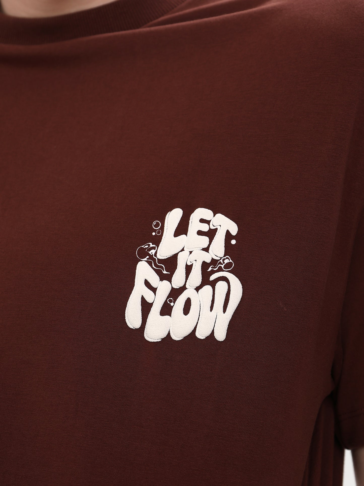 "CREATE THE BEAST" GRAPHIC PRINTED OVERSIZED T-SHIRT