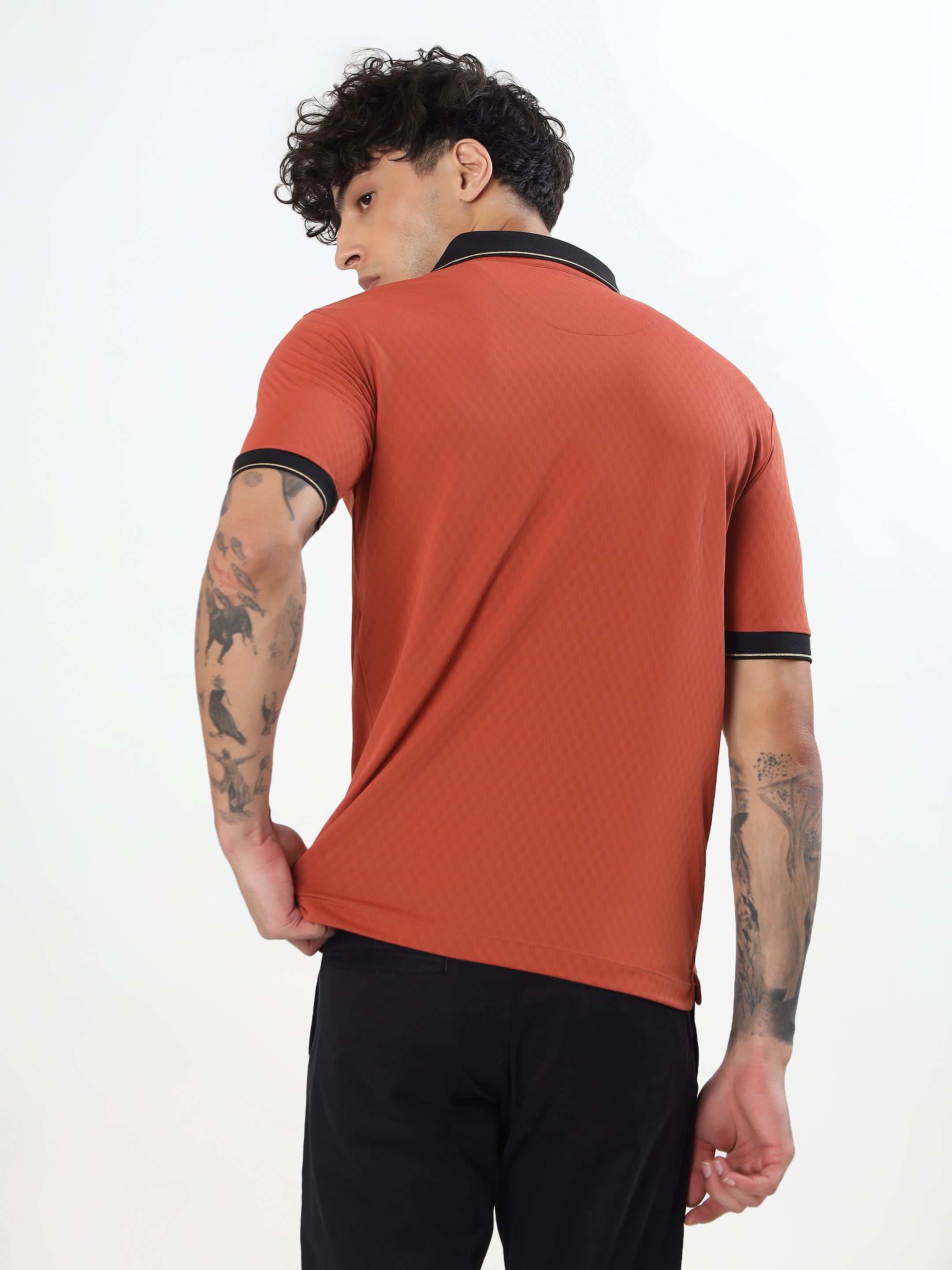 EMBER EDGE PERFORMANCE POLO T-SHIRT