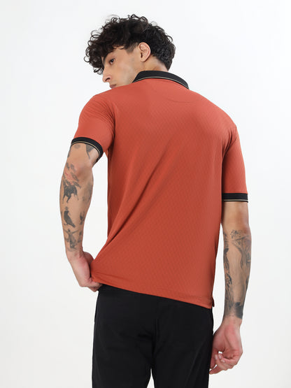 NEXTBEAST EMBER EDGE PERFORMANCE POLO T-SHIRT