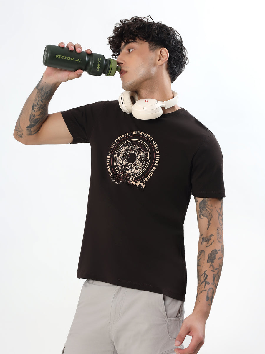 BLACK EYE OF THE UNIVERSE GRAPHIC T-SHIRT