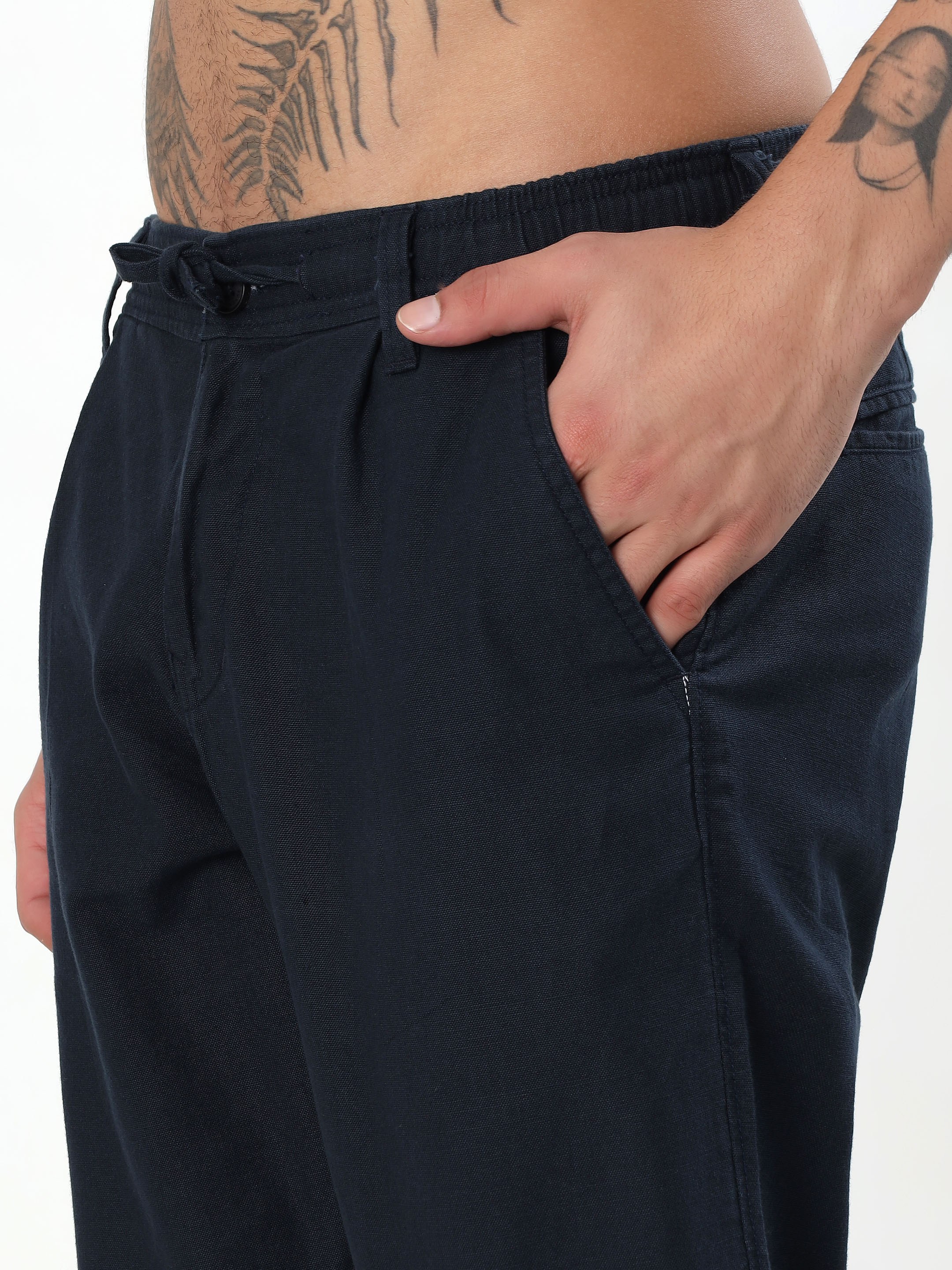 NAVY BLUE MEN'S SMART-CASUAL CO-ORD SET