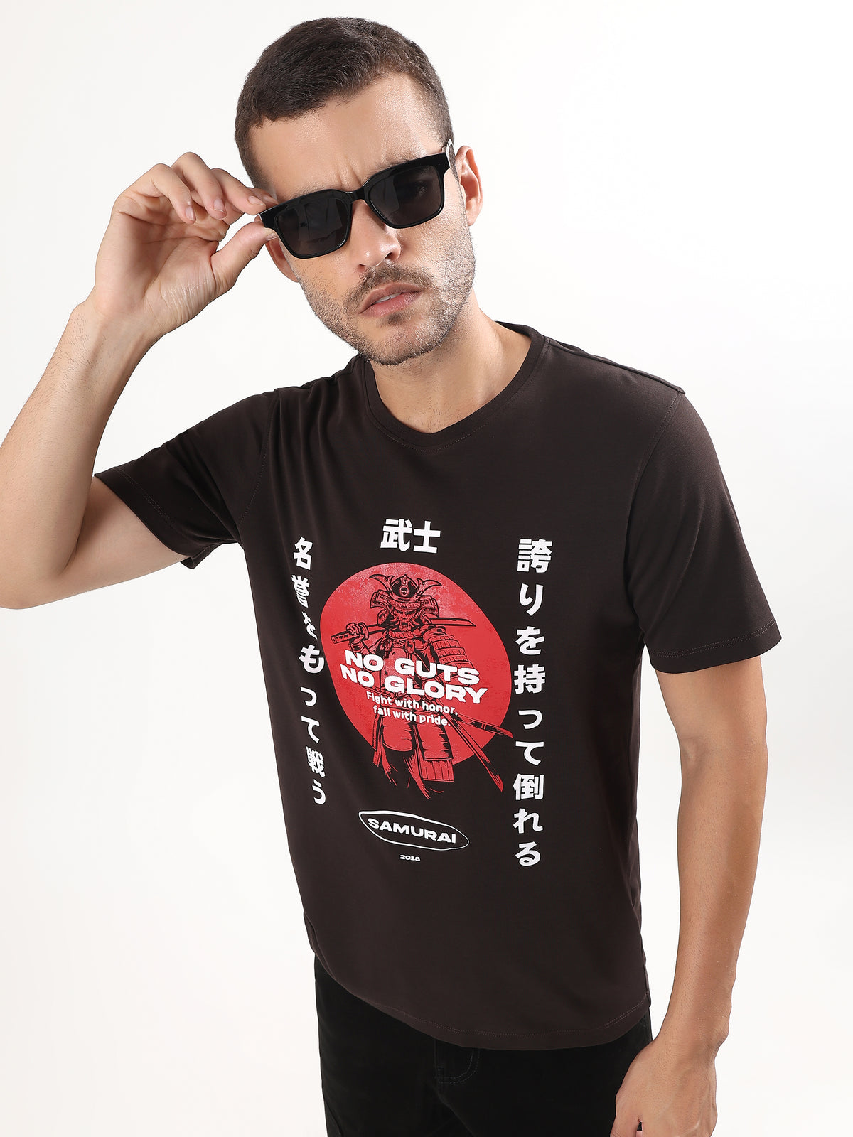 NO GUTS NO GLORY GRAPHIC T-SHIRT