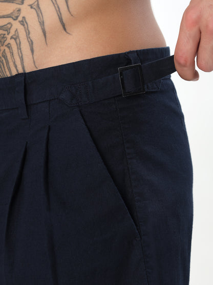 TAILORED PLEATED BERMUDA SHORTS