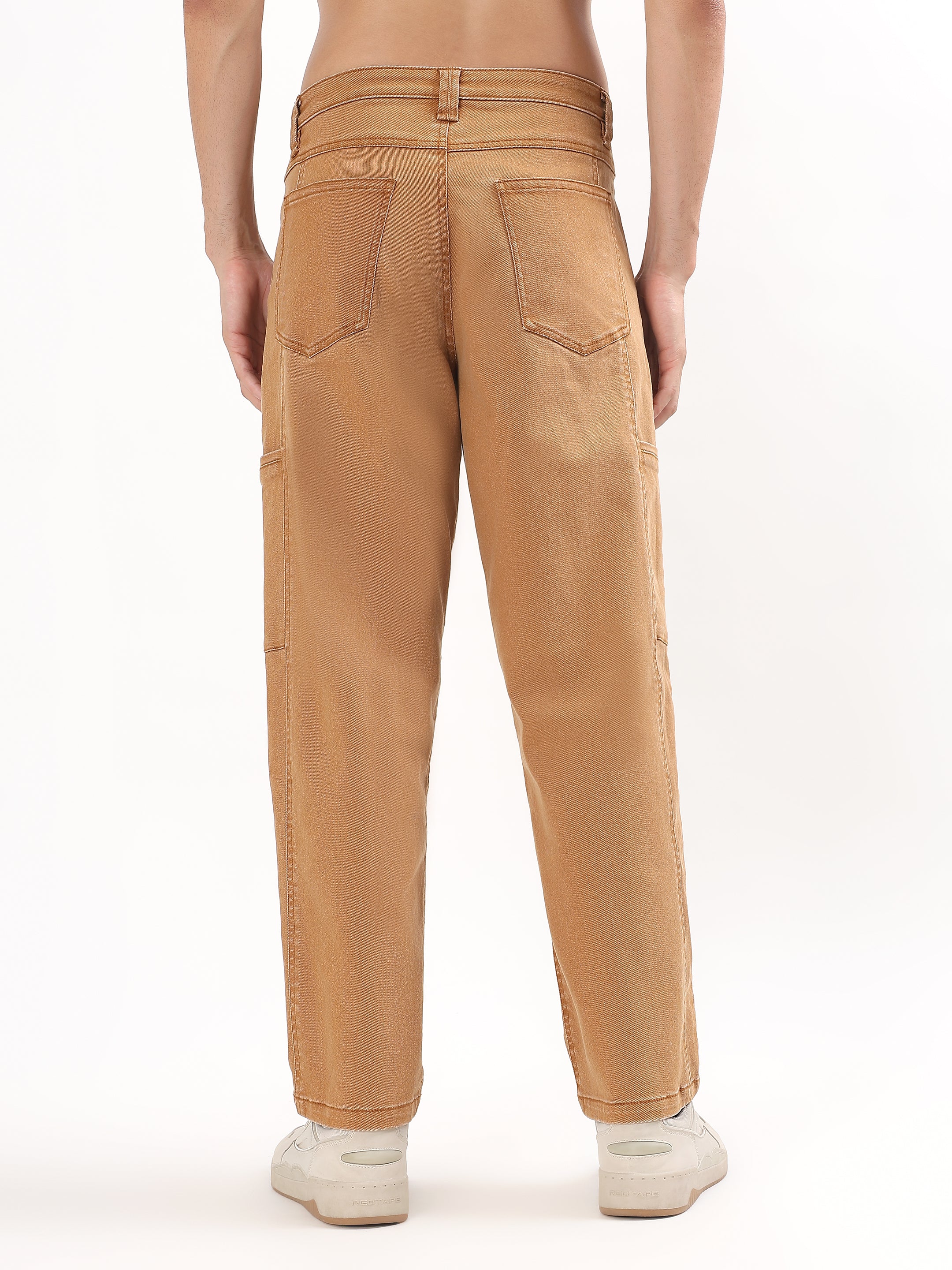 MEN'S BROWN UTILITY CARGO PANTS