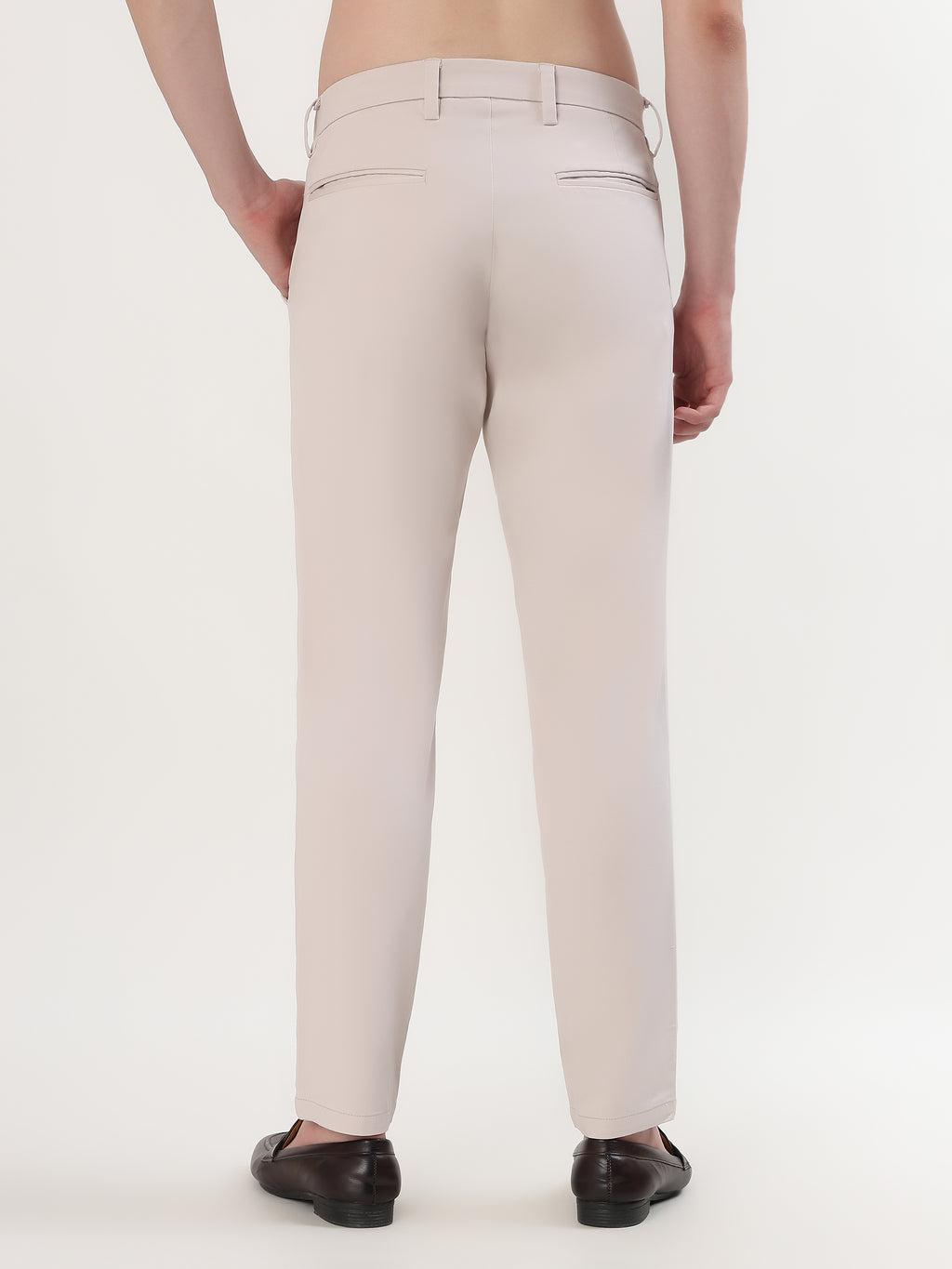 MEN'S CREAM SLIM FIT CHINOS