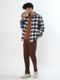BLACK AND WHITE BUFFALO CHECKED FLANNEL