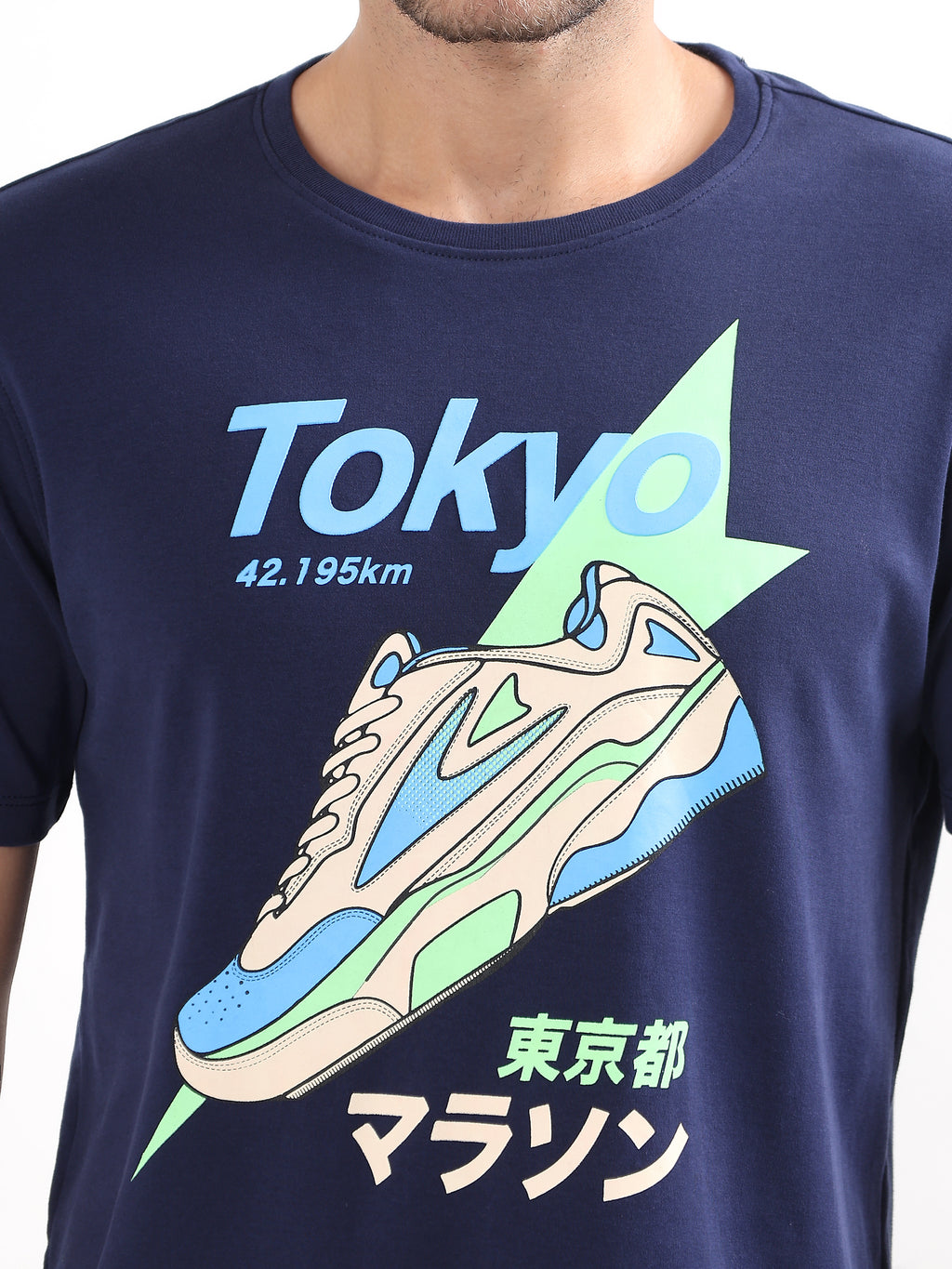 TOKYO MARATHON SNEAKER GRAPHIC REGULAR T-SHIRT