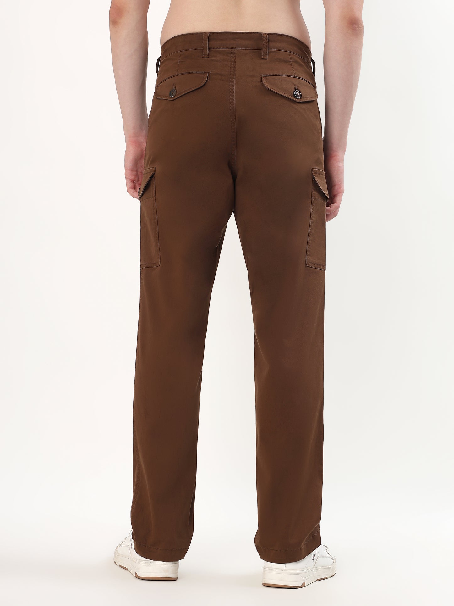 ESPRESSO BROWN UTILITY CARGO TROUSER