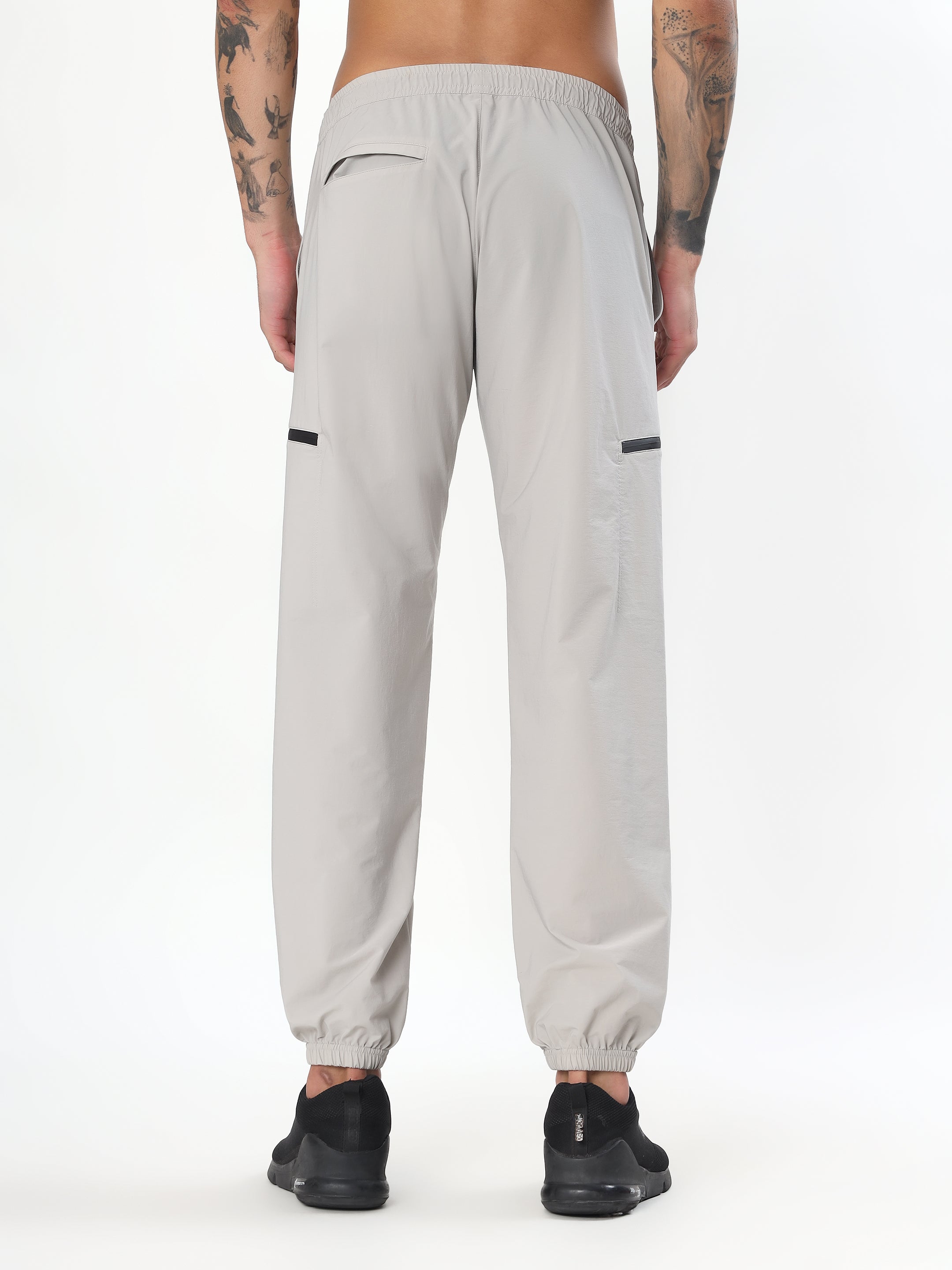 LIGHT GREY UTILITY JOGGERS