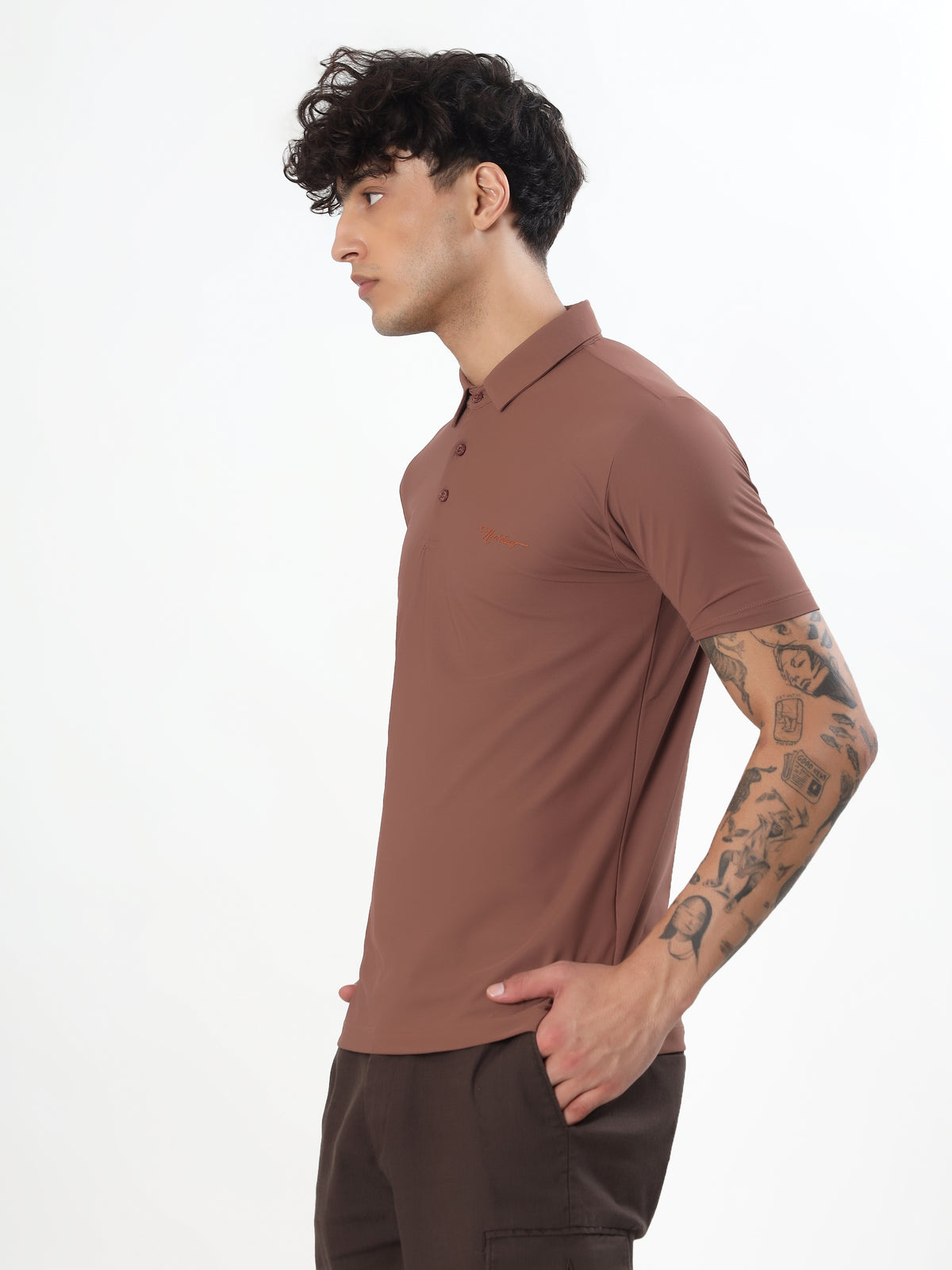 TERRA LUXE PERFORMANCE POLO T-SHIRT
