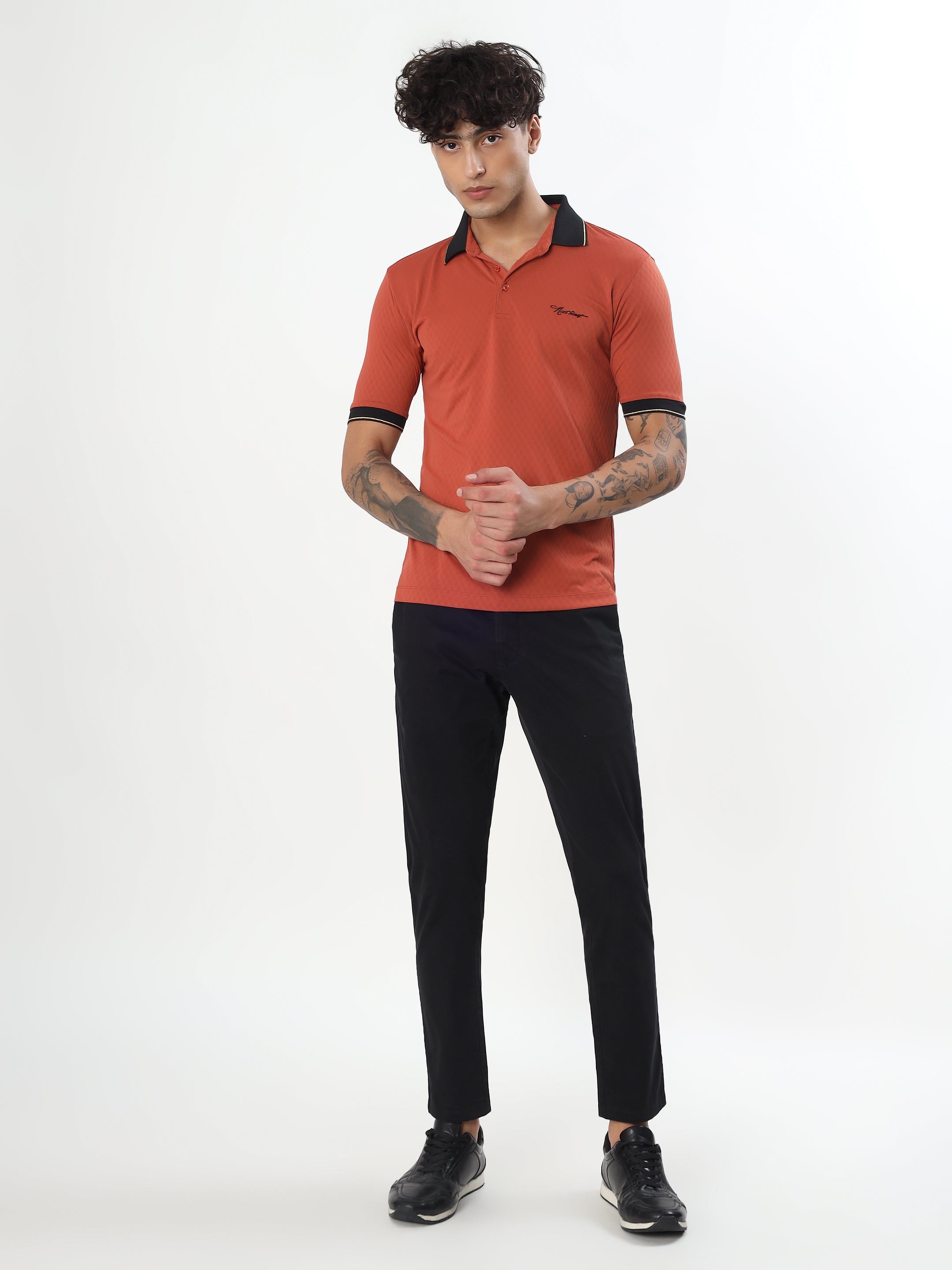EMBER EDGE PERFORMANCE POLO T-SHIRT