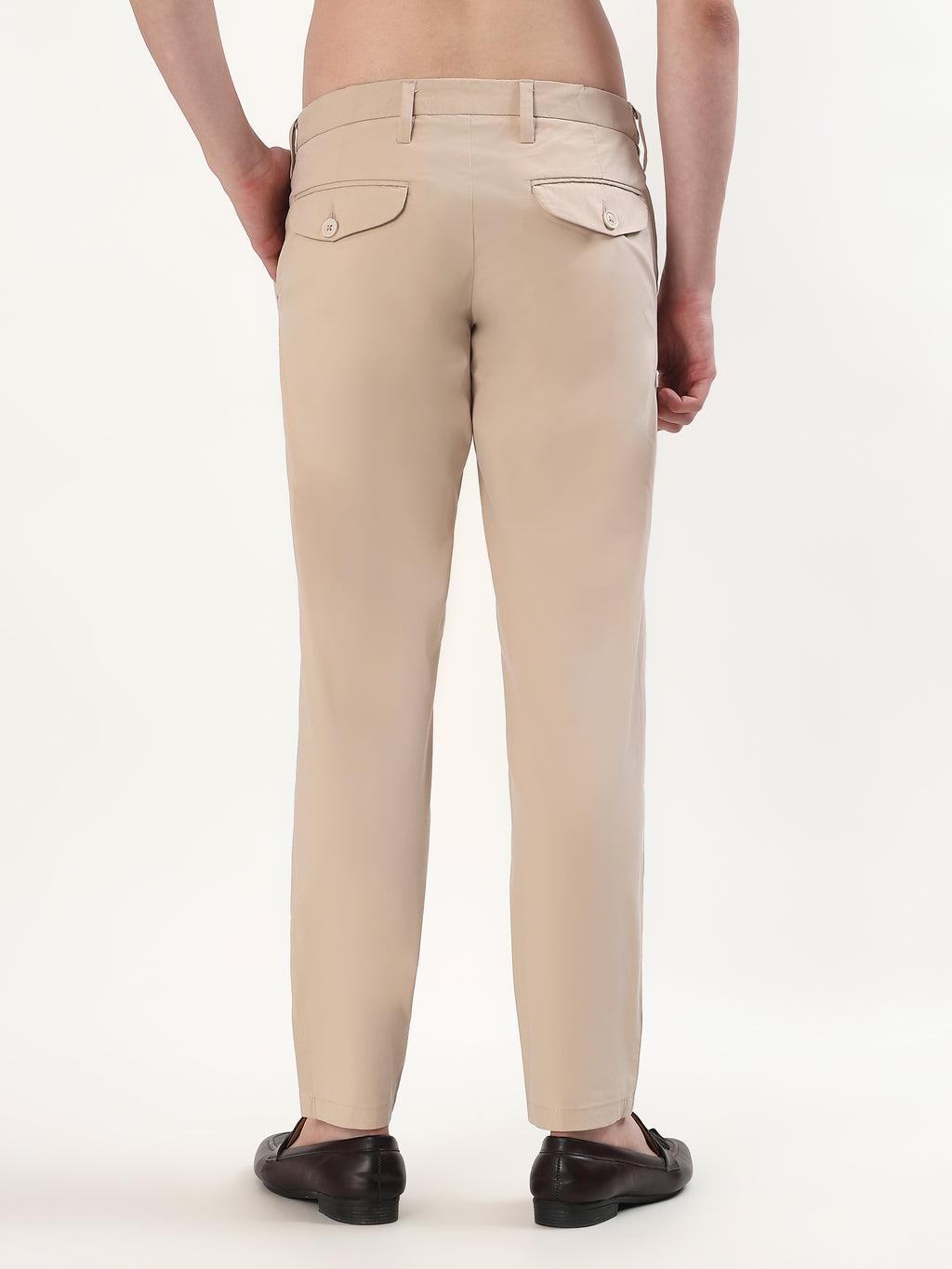 BEIGE SLIM FIT CHINOS