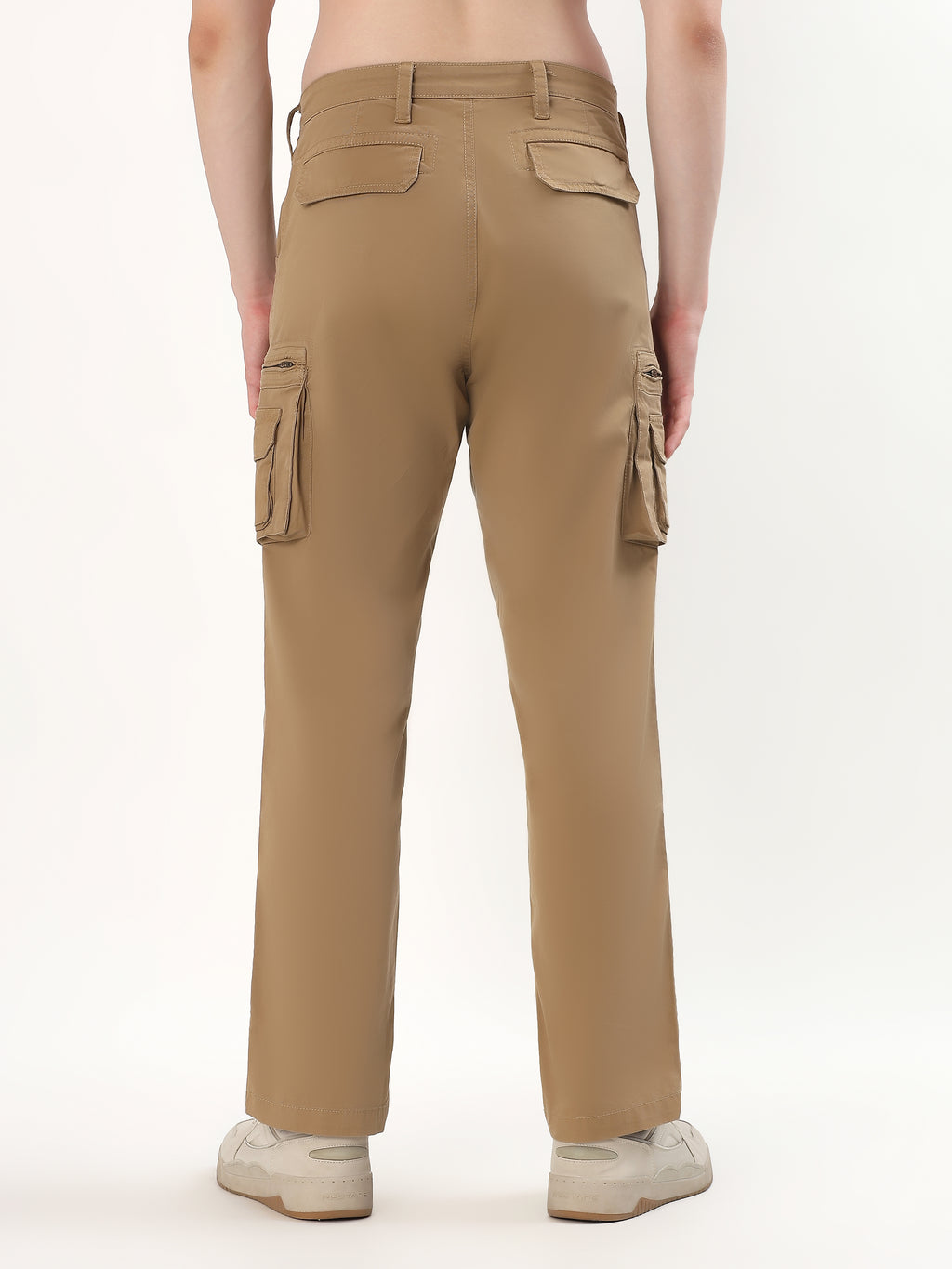KHAKI UTILITY CARGO TROUSER (MULTIPLE FUNCTIONAL POCKETS)