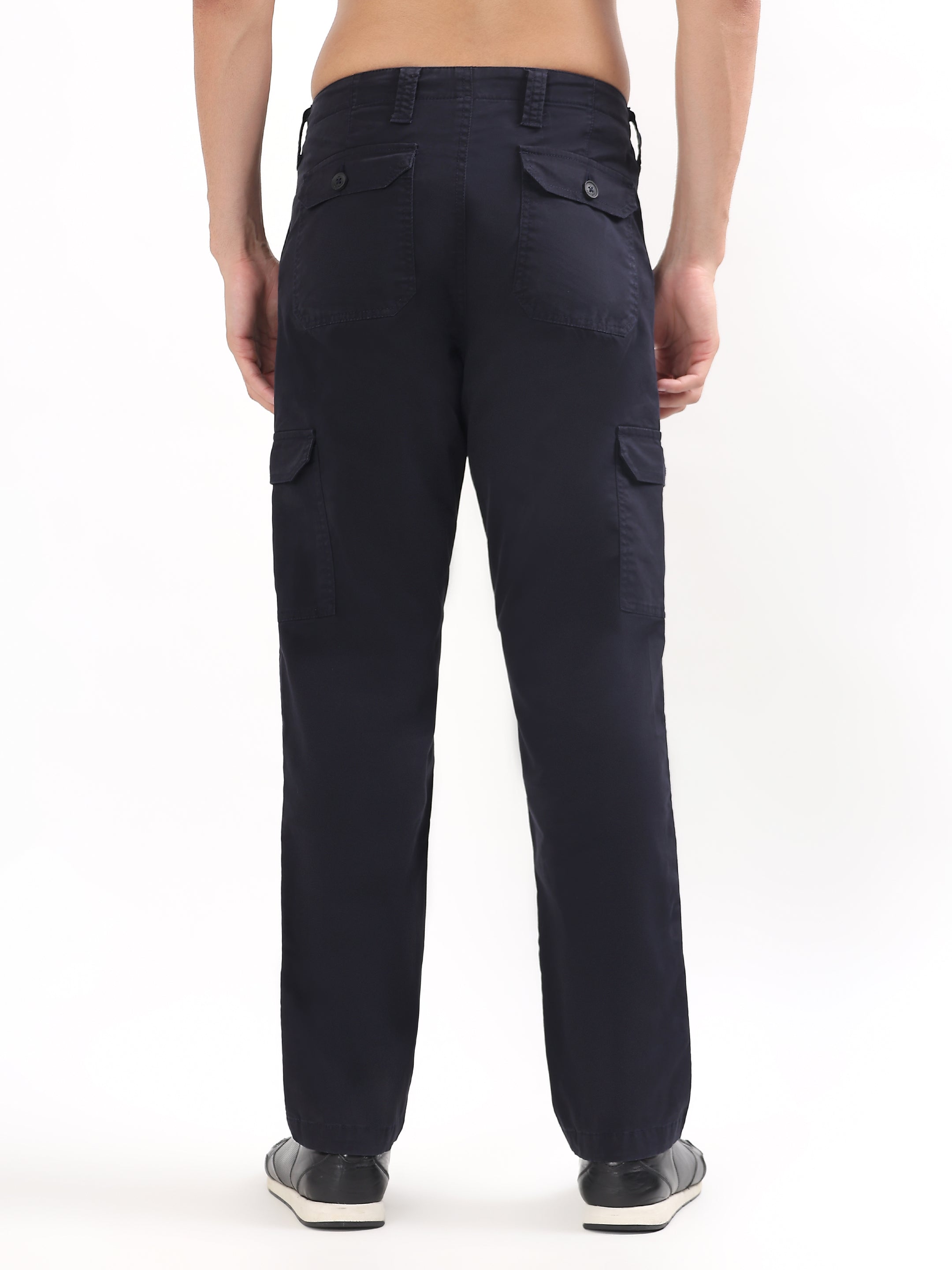 NAVY BLUE CARGO PANTS