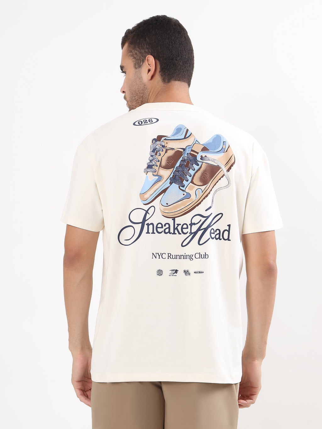MEN OFF-WHITE SNEAKERHEAD GRAPHIC OVERSIZED T-SHIRT