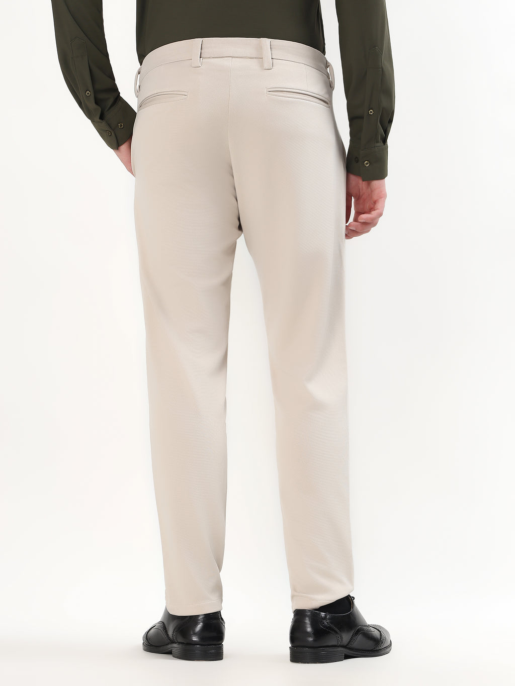 MEN'S BEIGE SLIM FIT CHINOS