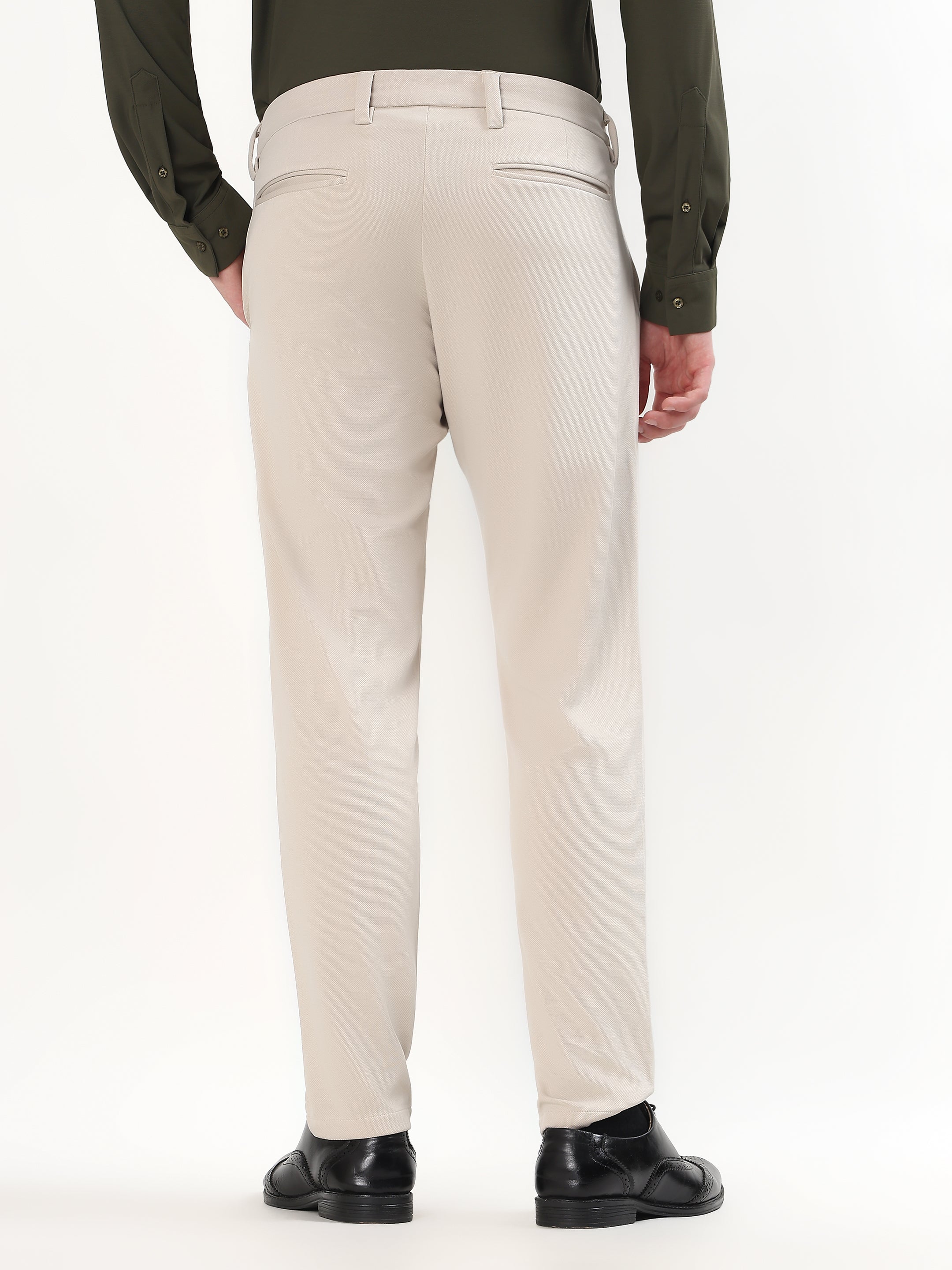 MEN'S BEIGE SLIM FIT CHINOS