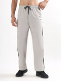 SIDE-STRIPE RELAXED FIT SPORTS TRACK PANTS