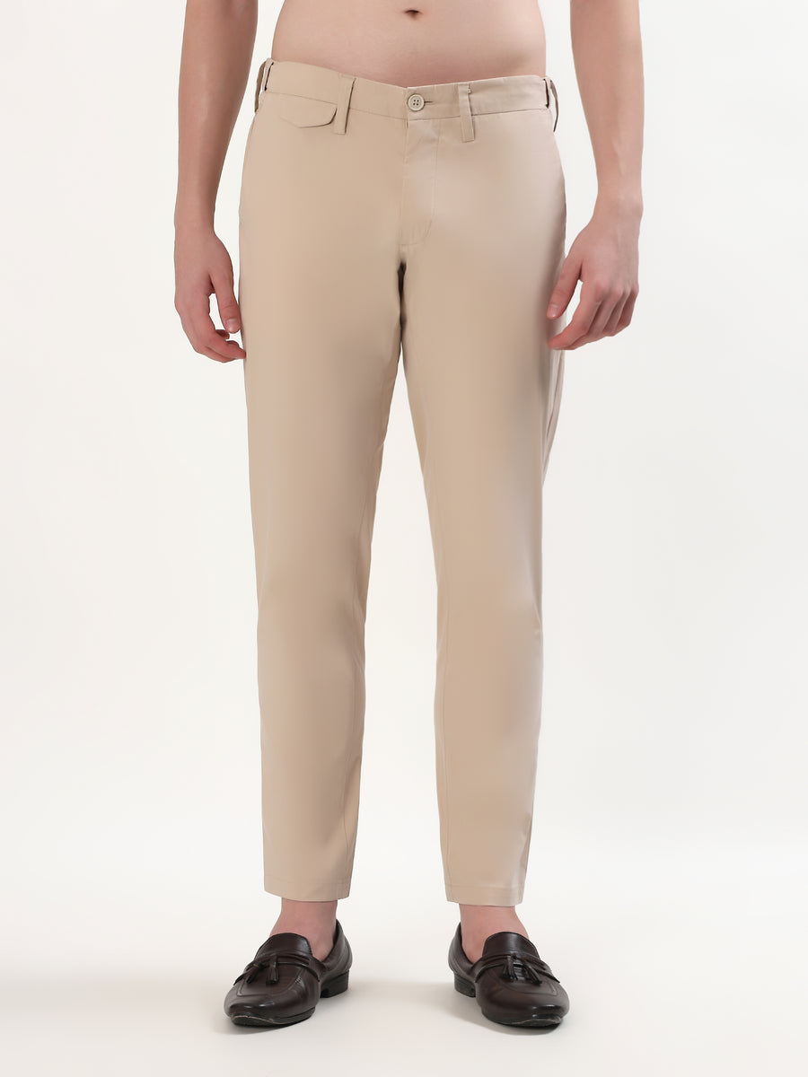 BEIGE SLIM FIT CHINOS