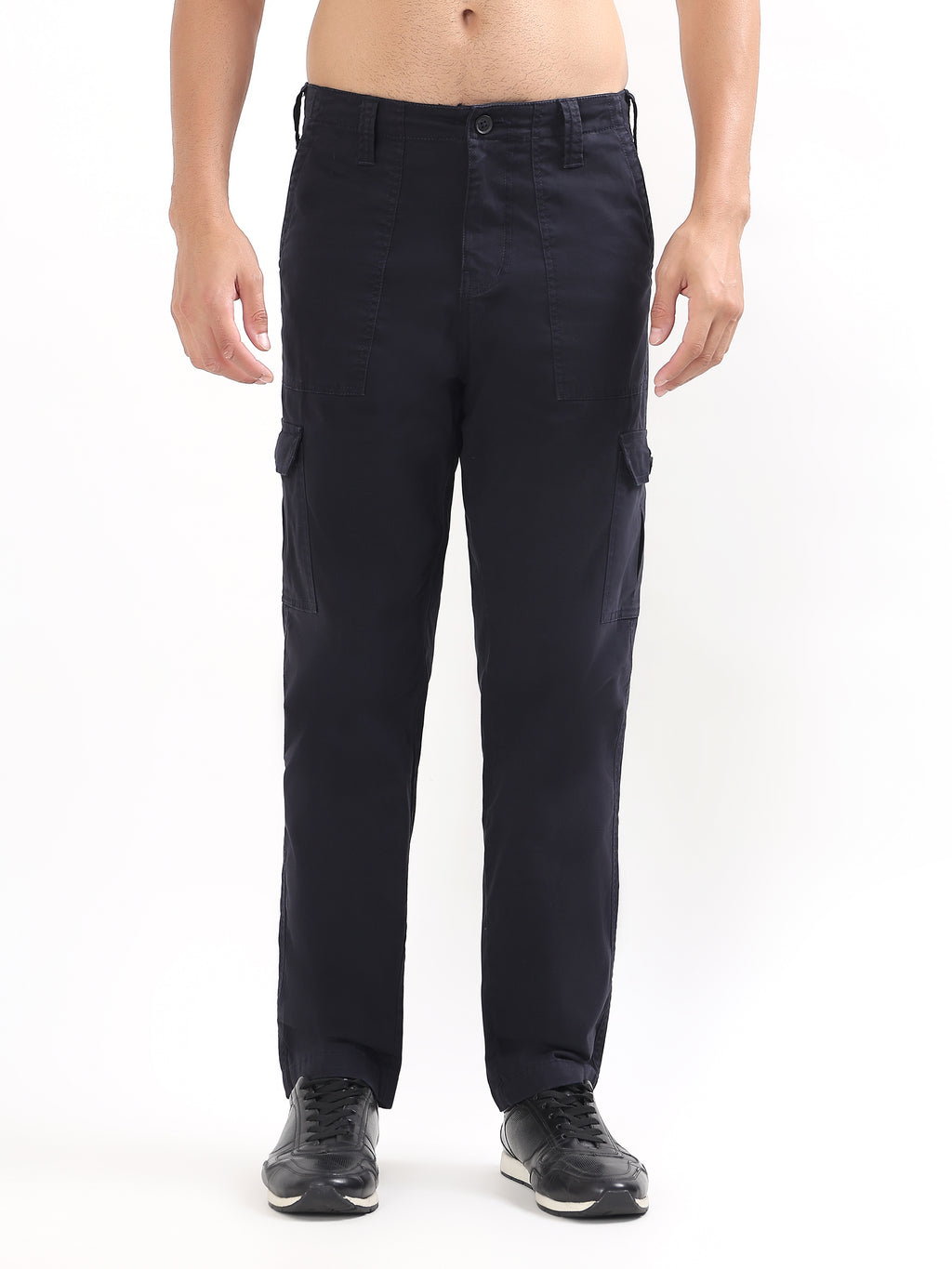 NAVY BLUE CARGO PANTS