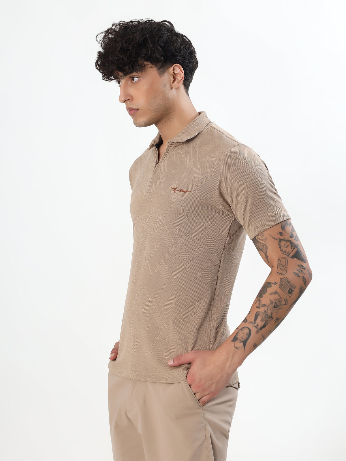 DESERT MATRIX PERFORMANCE POLO T-SHIRT