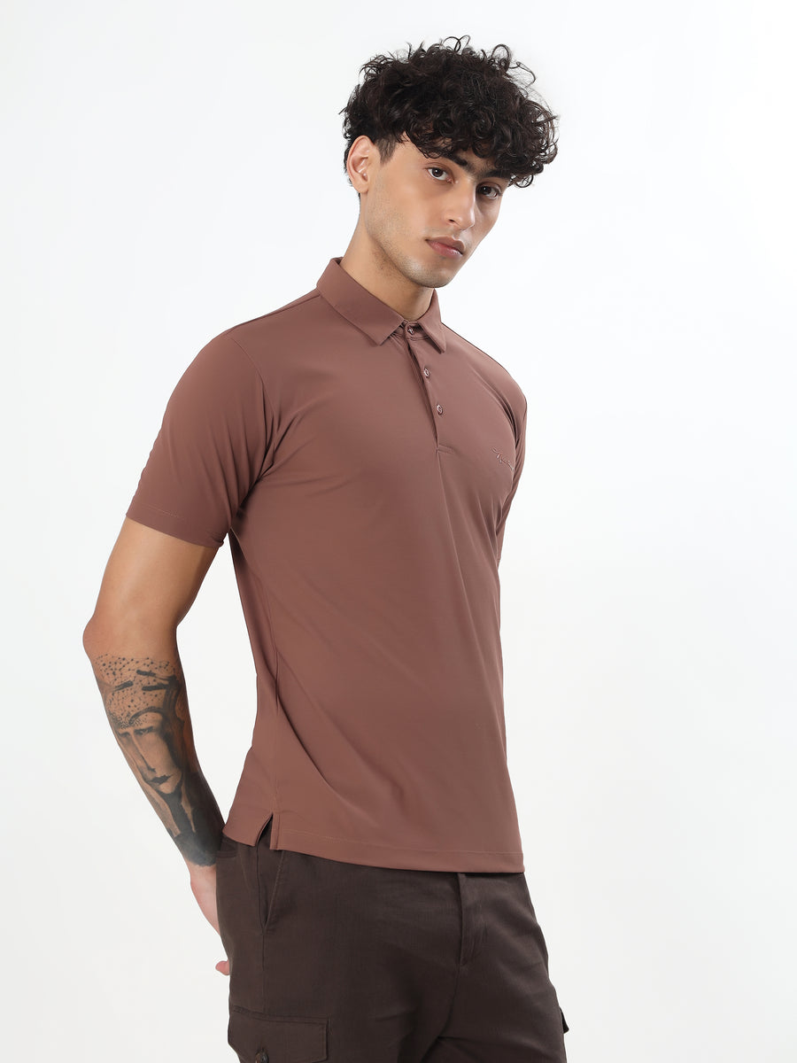 TERRA LUXE PERFORMANCE POLO T-SHIRT