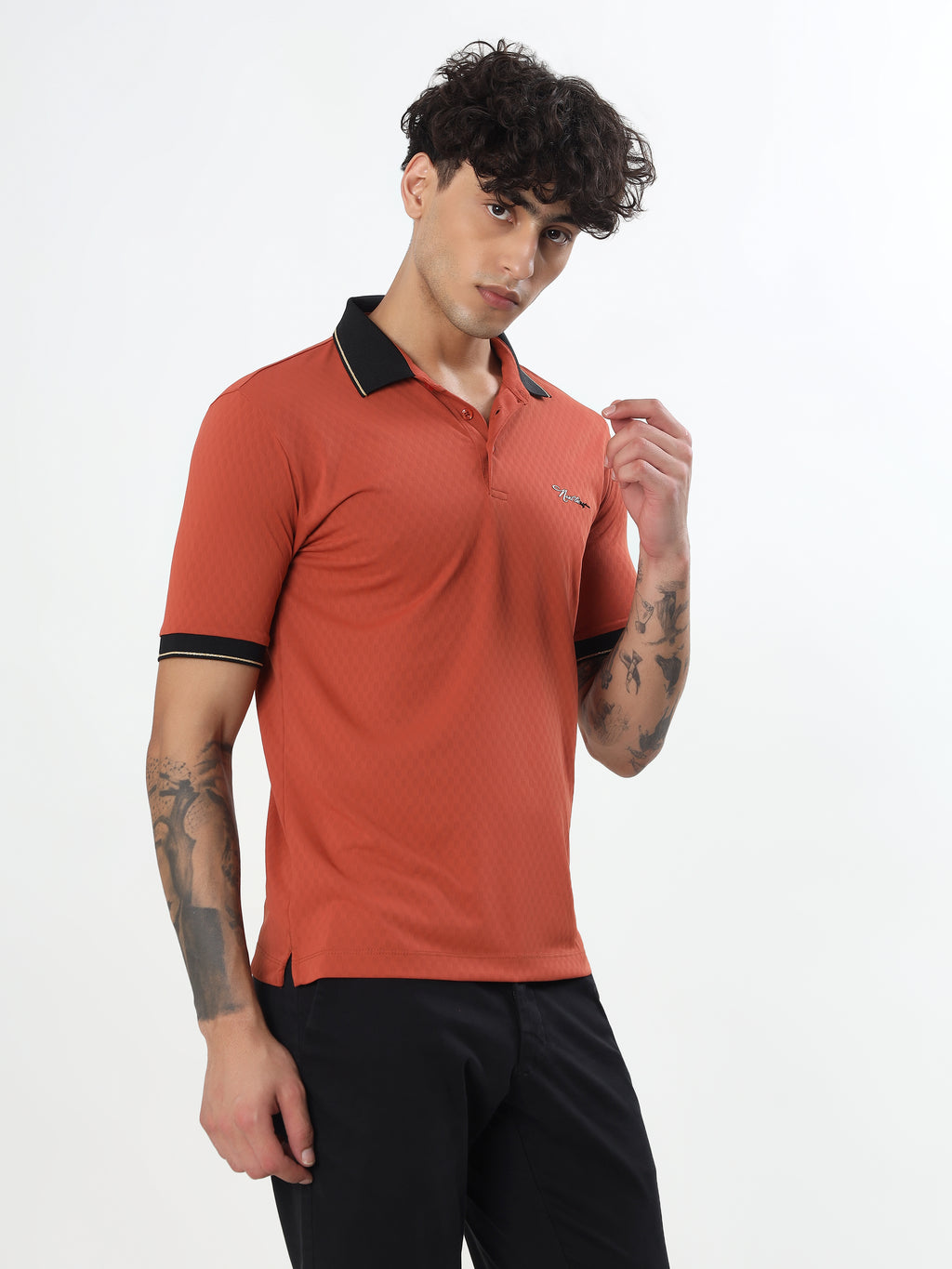 EMBER EDGE PERFORMANCE POLO T-SHIRT